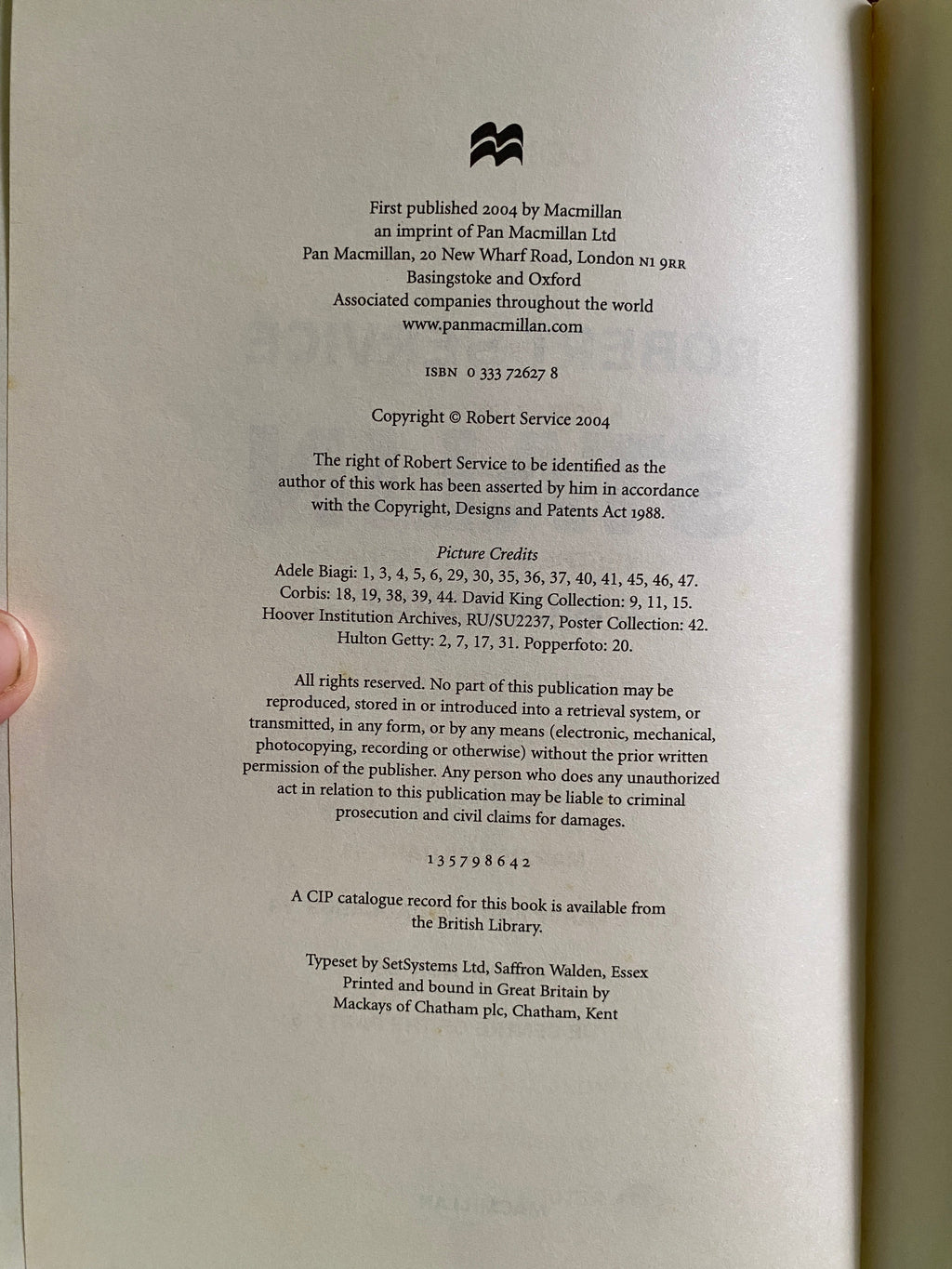 Stalin: A Biography - Service, Robert