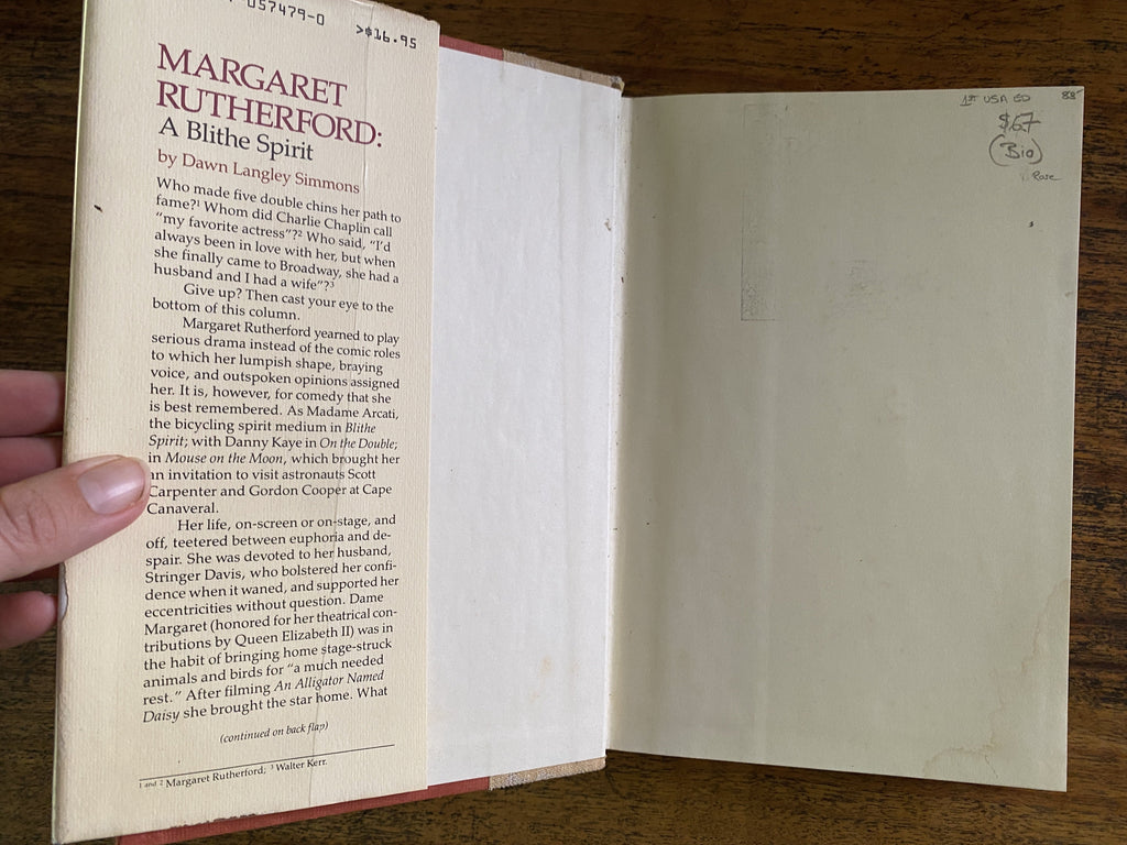 Margaret Rutherford: A Blithe Spirit - Simmons, Dawn Langley