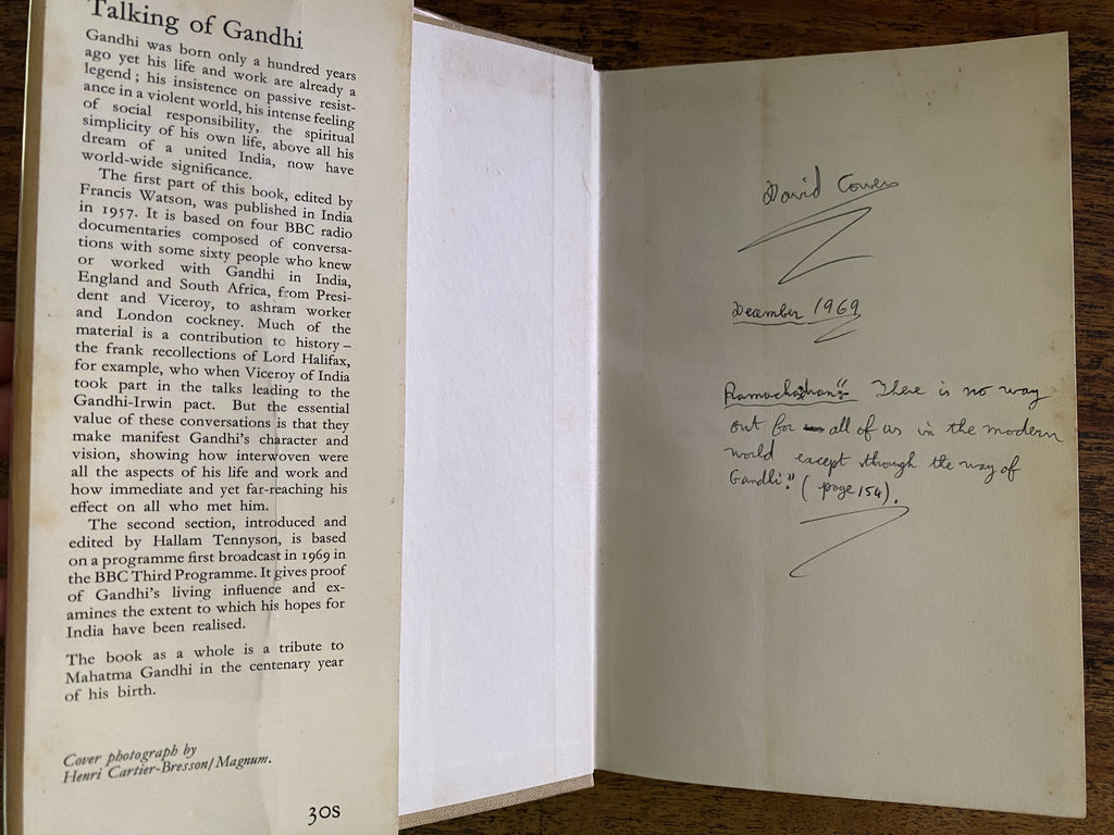 Talking of Gandhi - Watson, Francis & Tennyson, Hallam