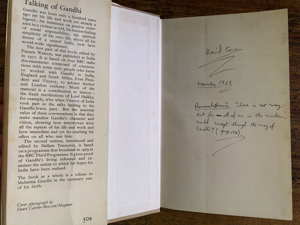 Talking of Gandhi - Watson, Francis & Tennyson, Hallam