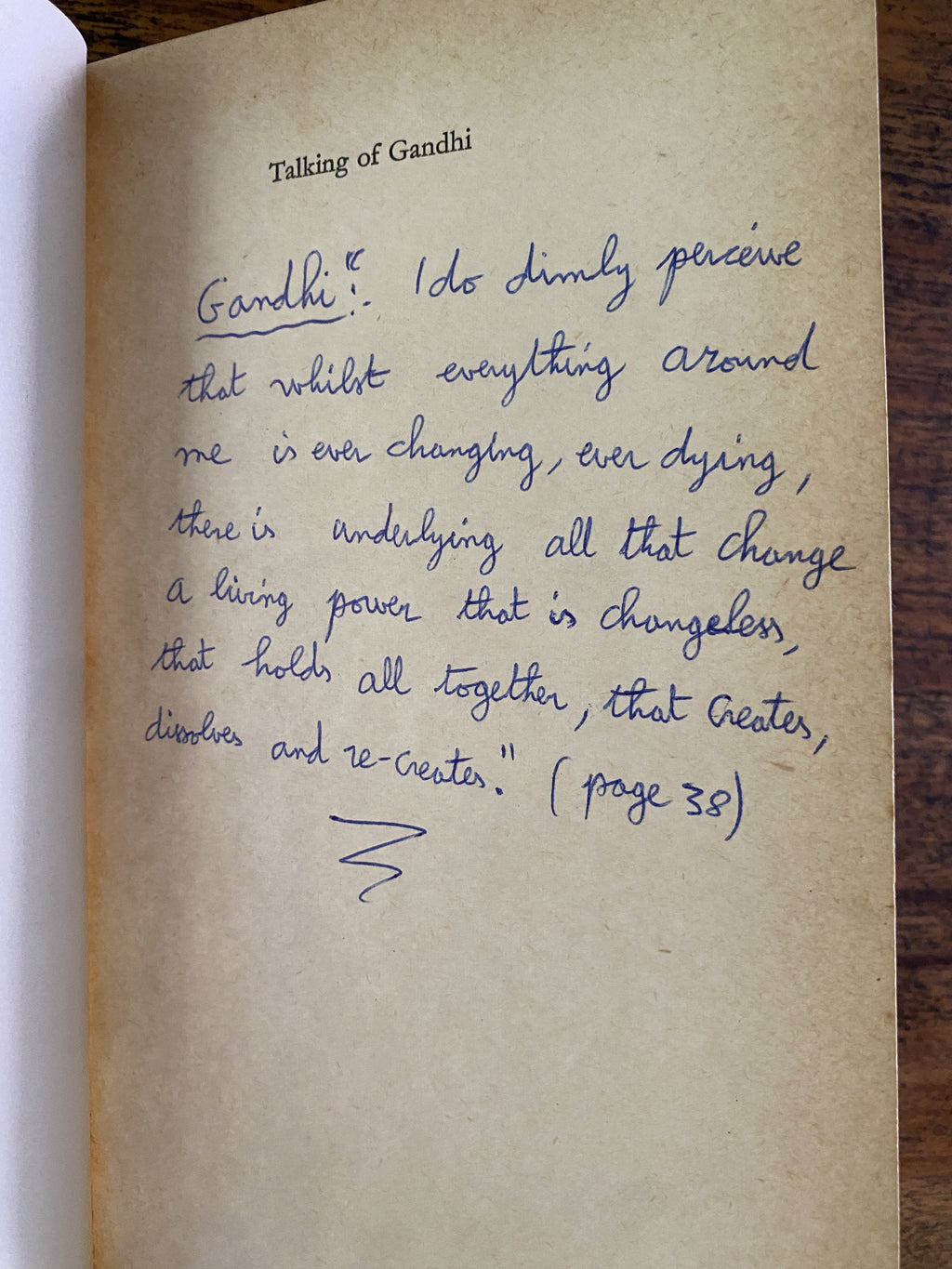 Talking of Gandhi - Watson, Francis & Tennyson, Hallam