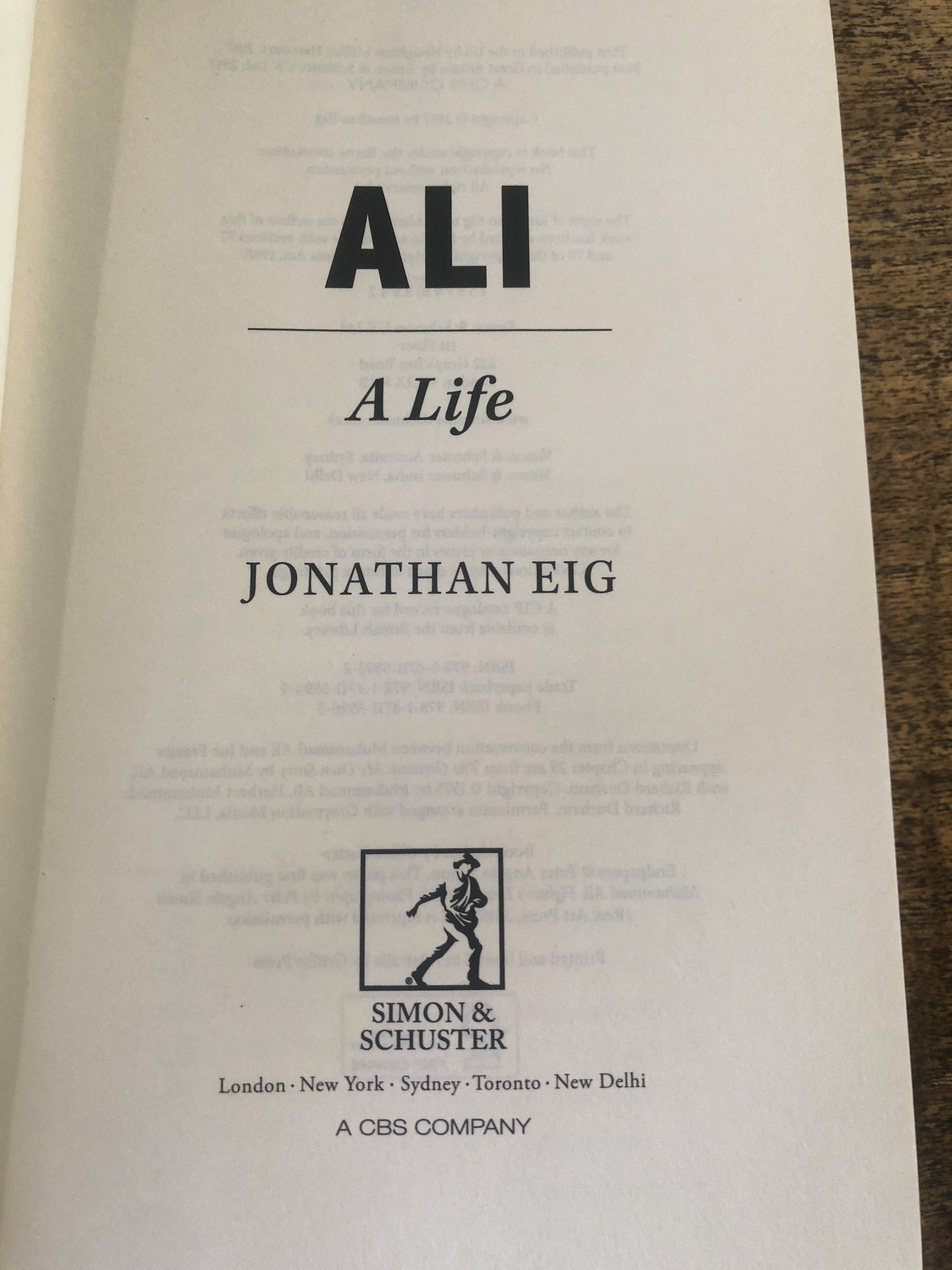 Ali; A Life - Eig, Jonathan