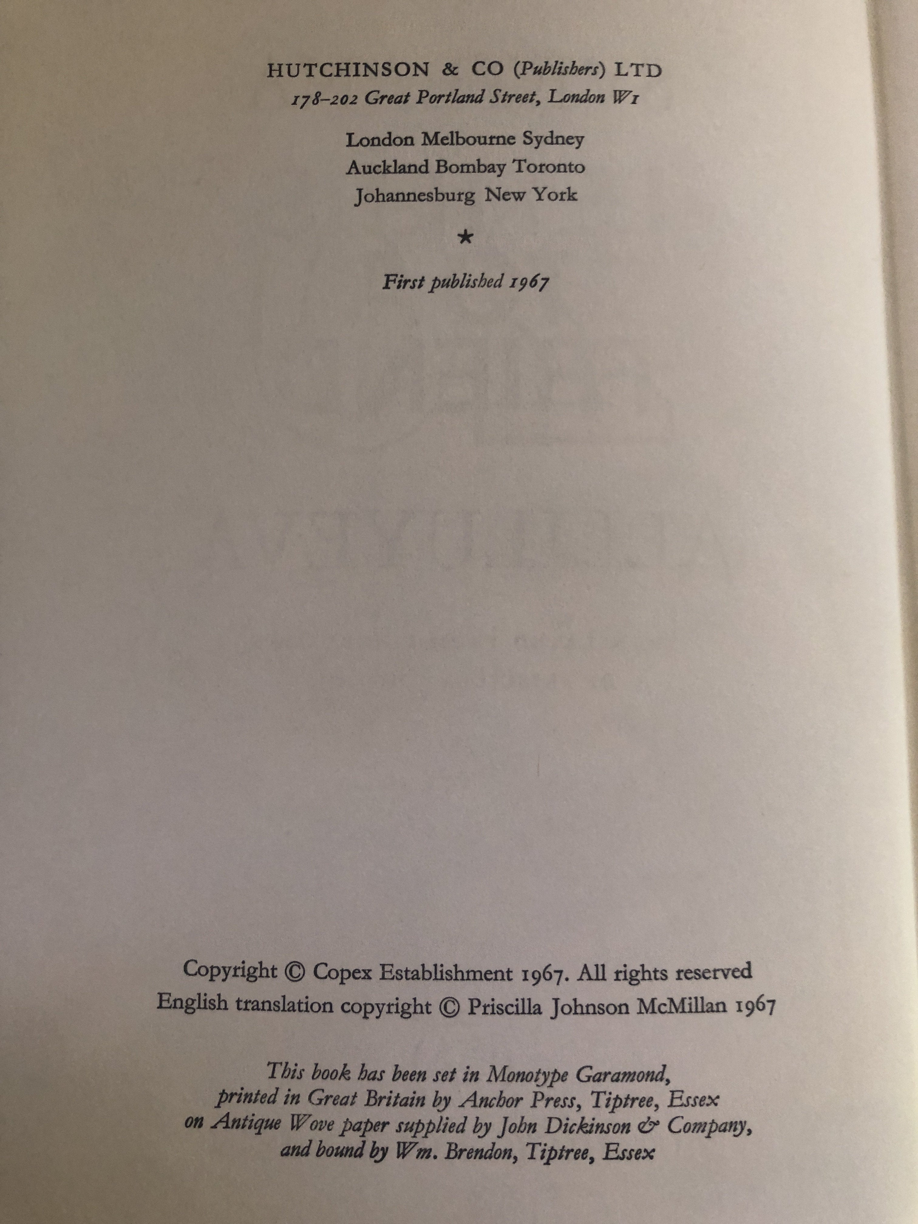 Letters To A Friend - Alliluyeva, Svetlana