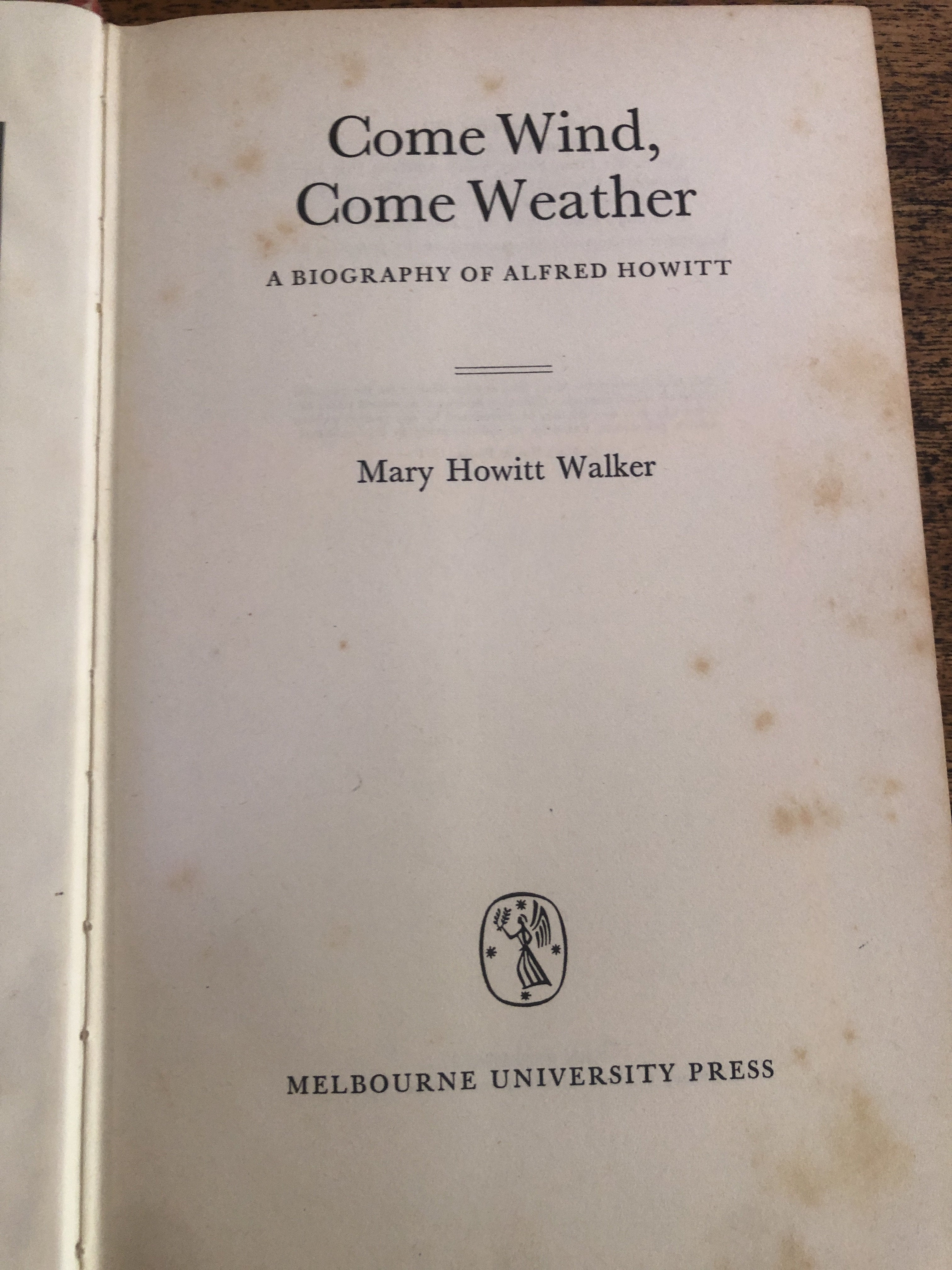 Come Wind, Come Weather - Howitt, Alfred