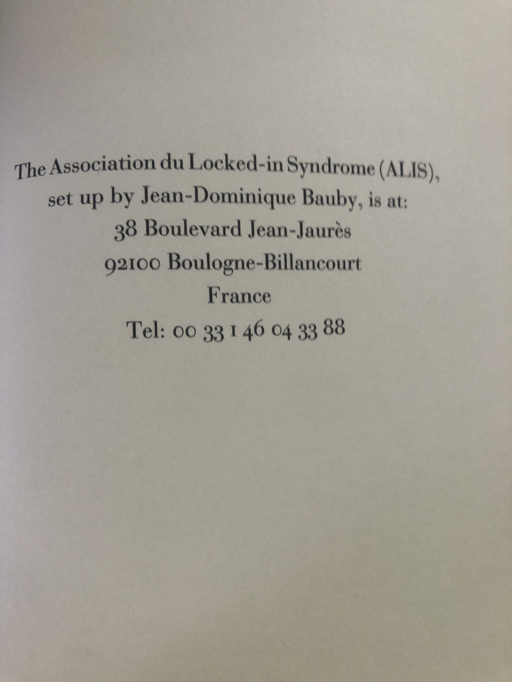 The Diving Bell & The Butterfly - Bauby, Jean-Dominique