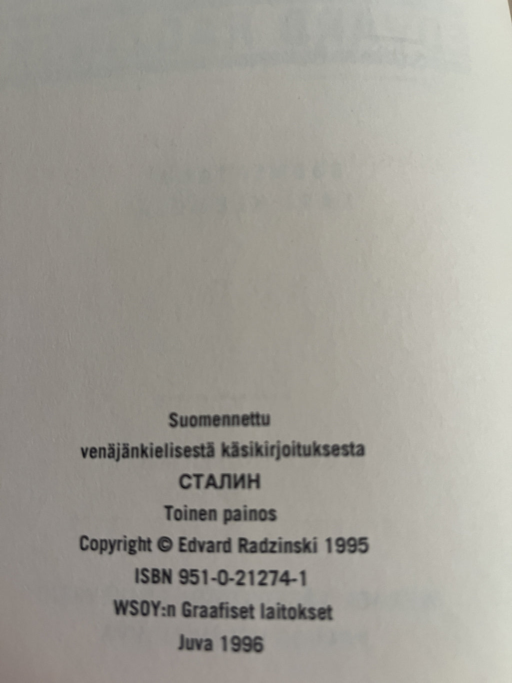 Stalin - Radzinski, Edvard