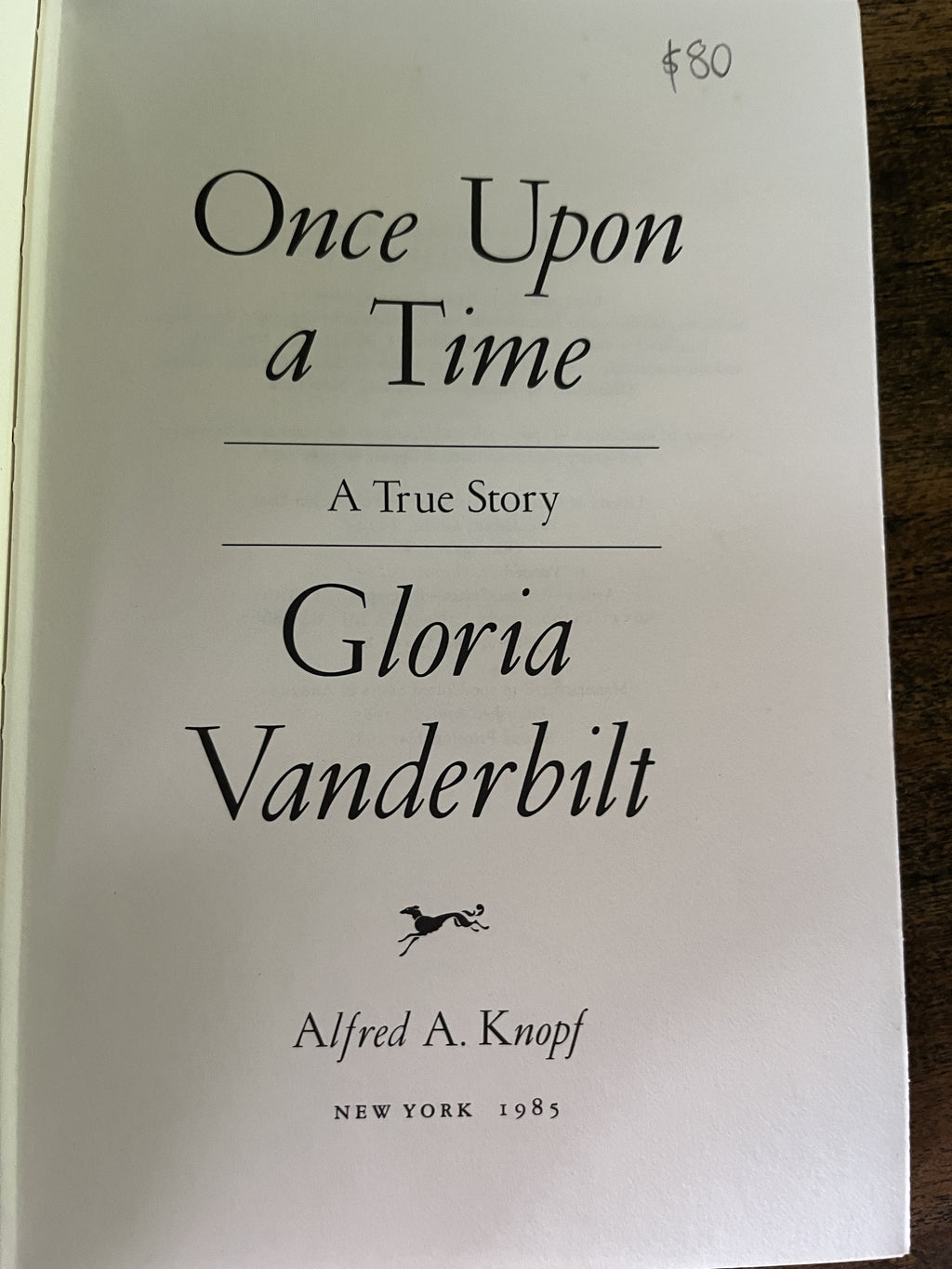 Once Upon A Time: A True Story - Vanderbilt, Gloria