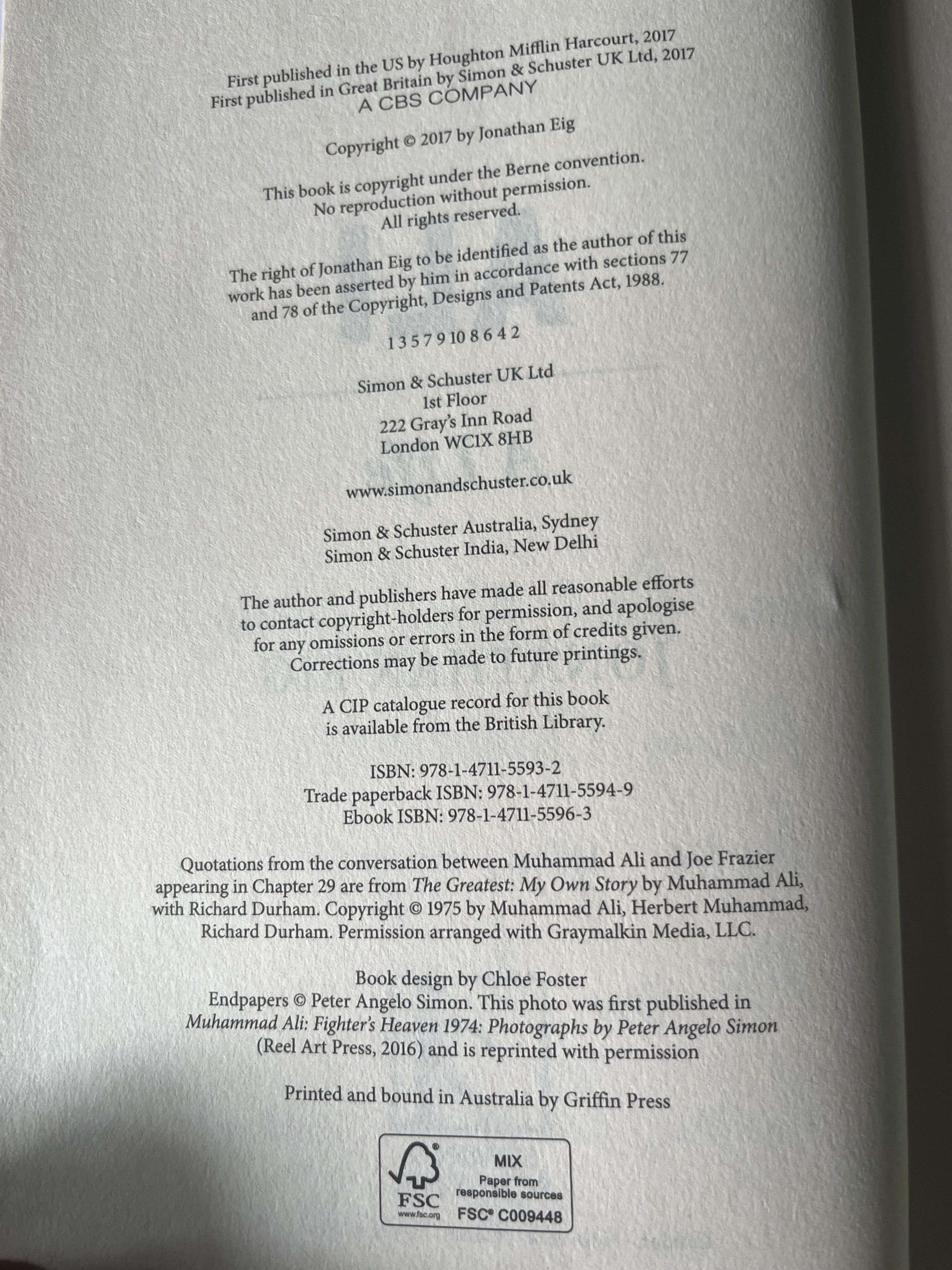 Ali; A Life - Eig, Jonothan