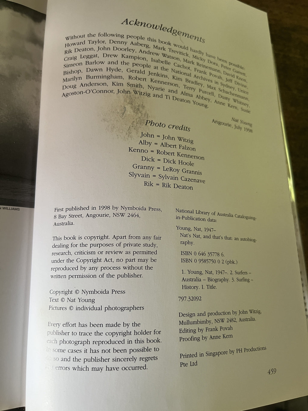 Nat's Nat and That's That; A Surfing Legend - Young, Nat