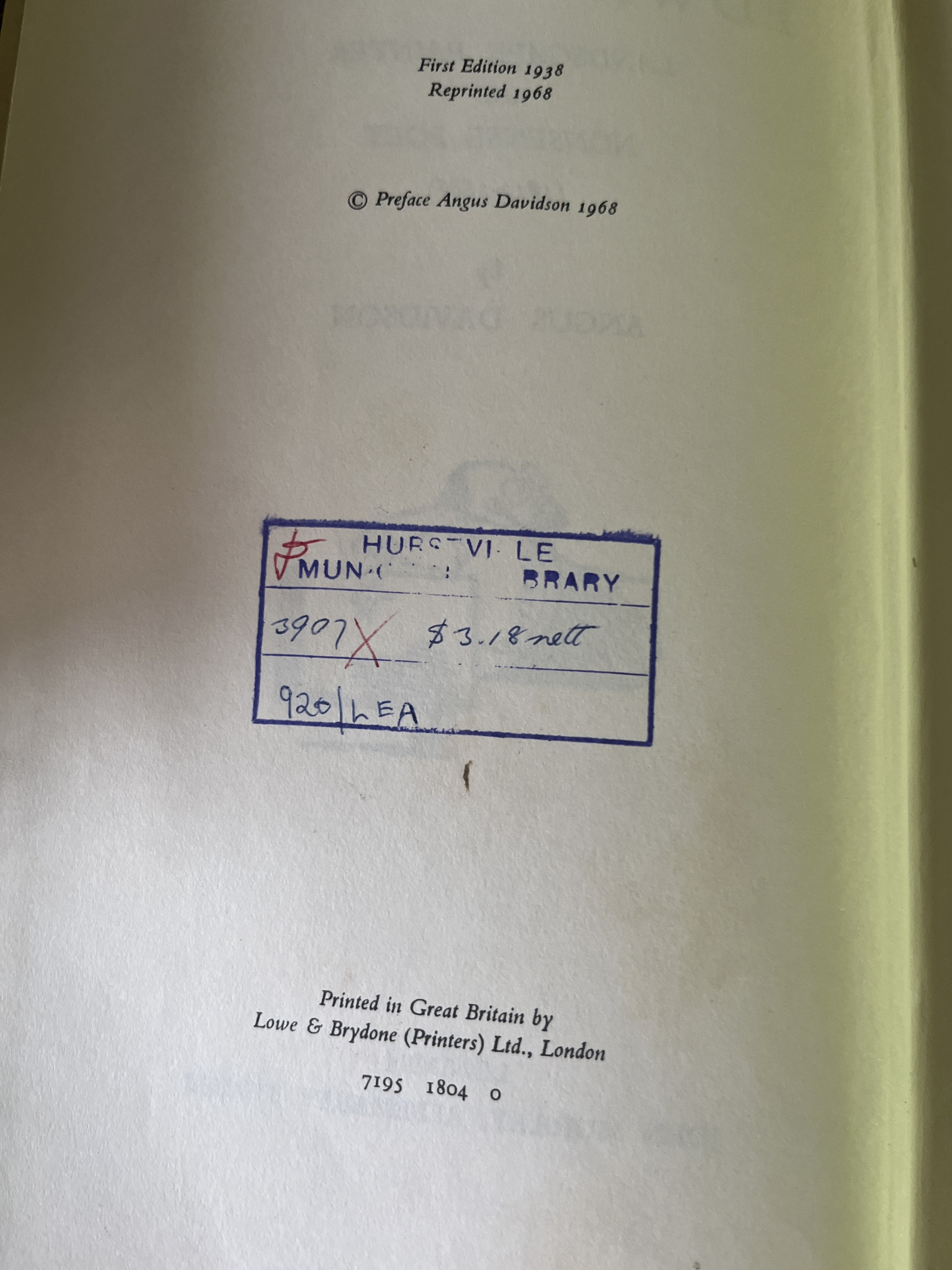 Edward Lear - Davidson, Angus