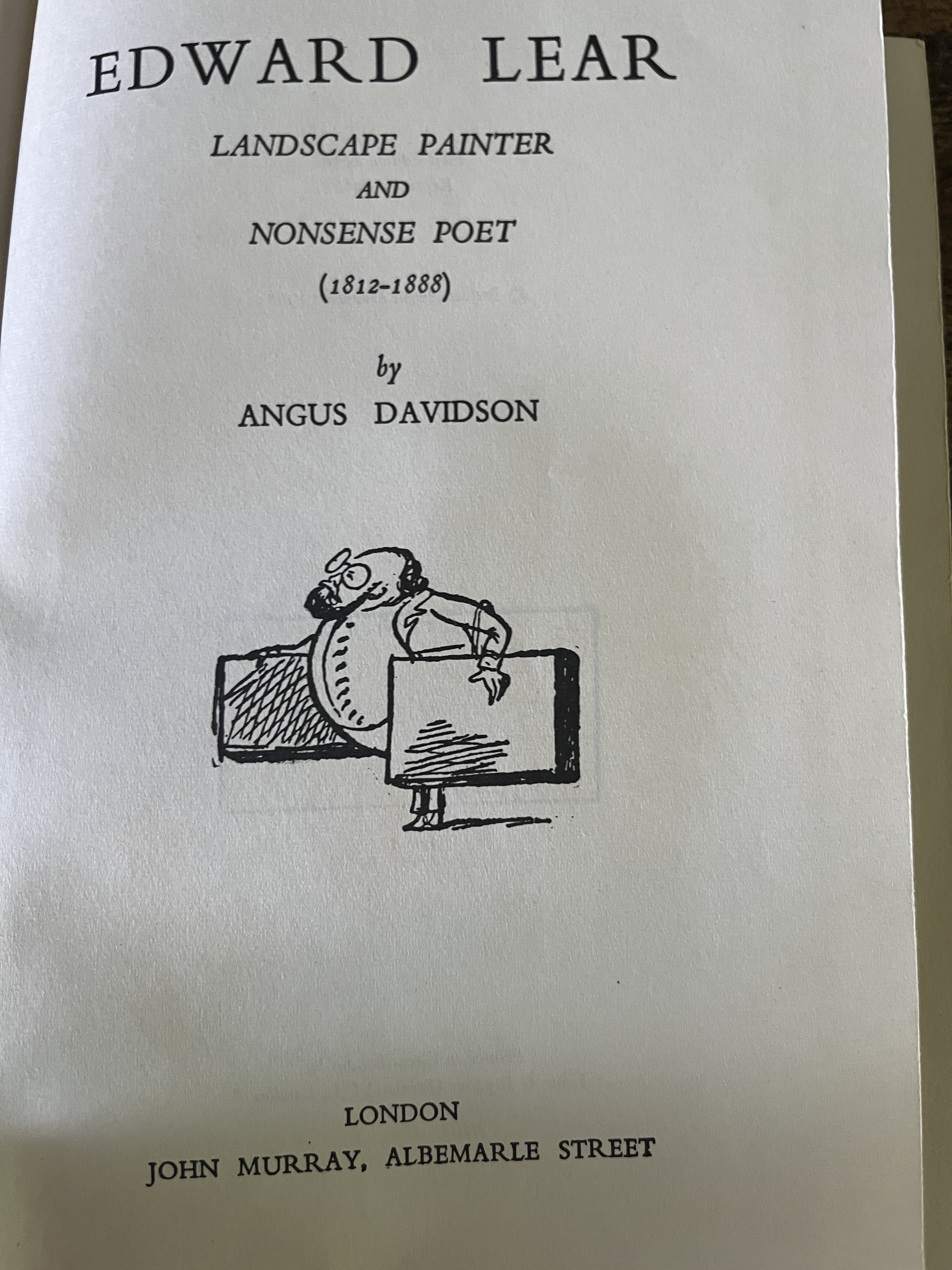 Edward Lear - Davidson, Angus