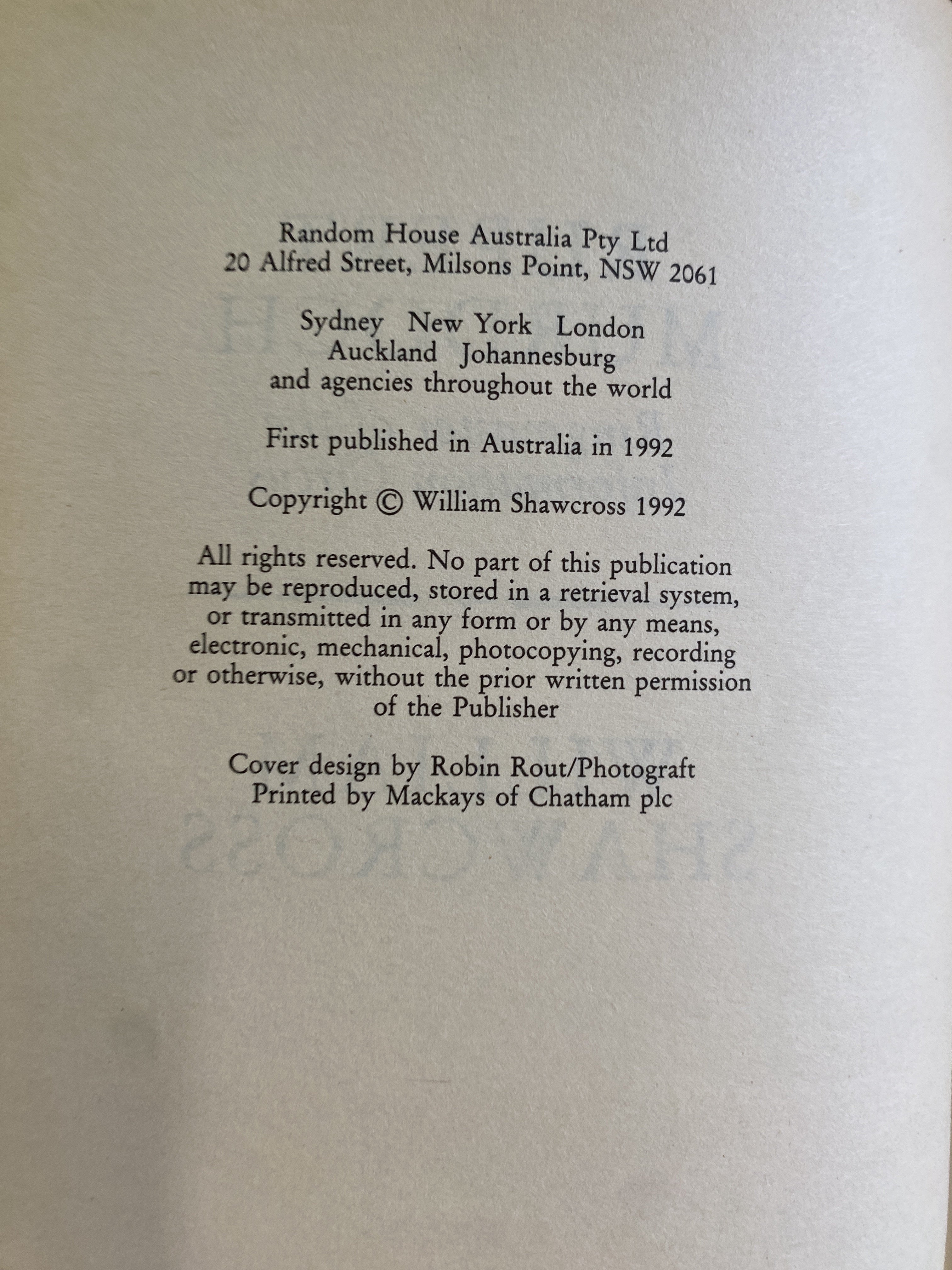 Rupert Murdoch - Shawcross, William