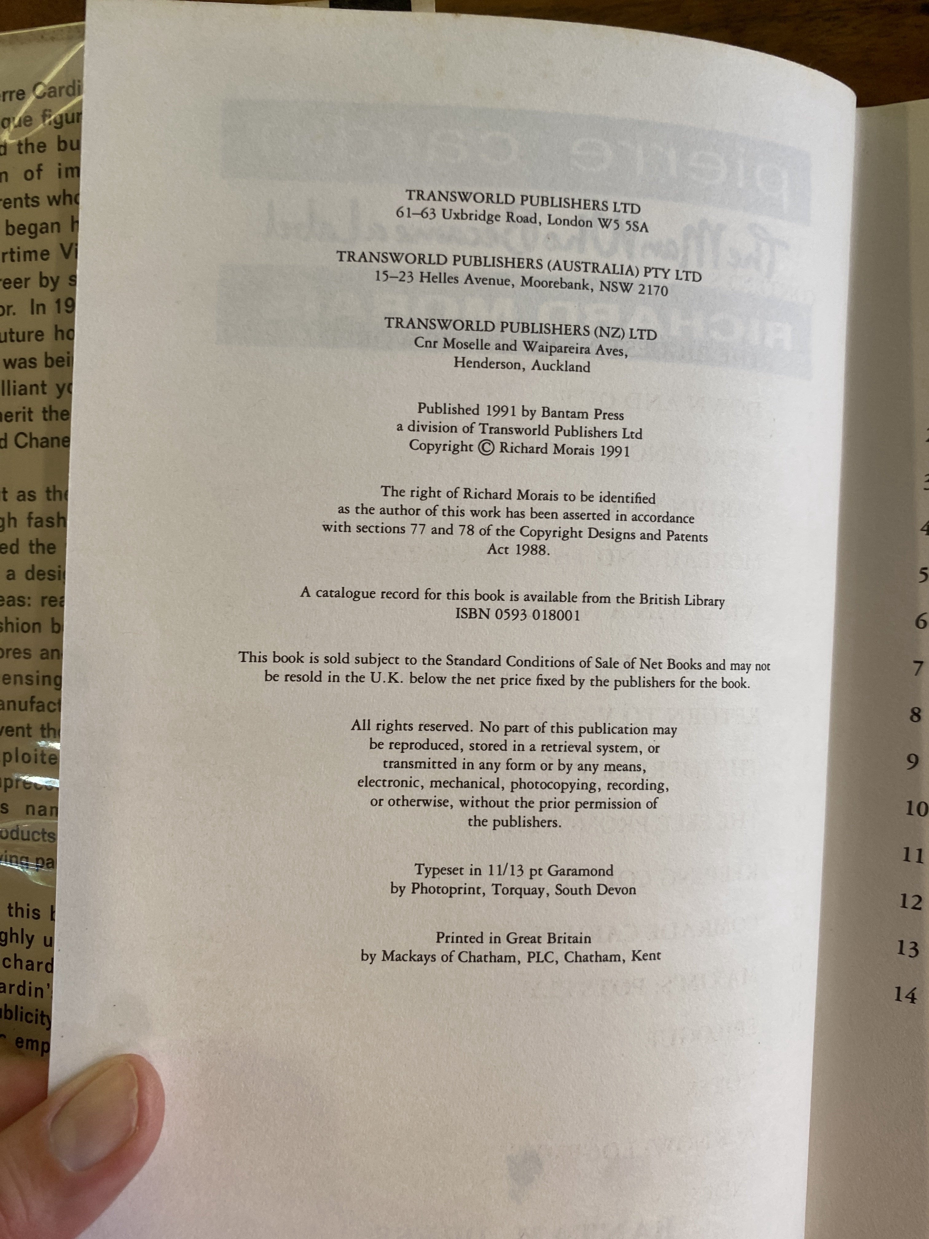 Pierre Cardin: The Man Who Became A Label - Morais, Richard
