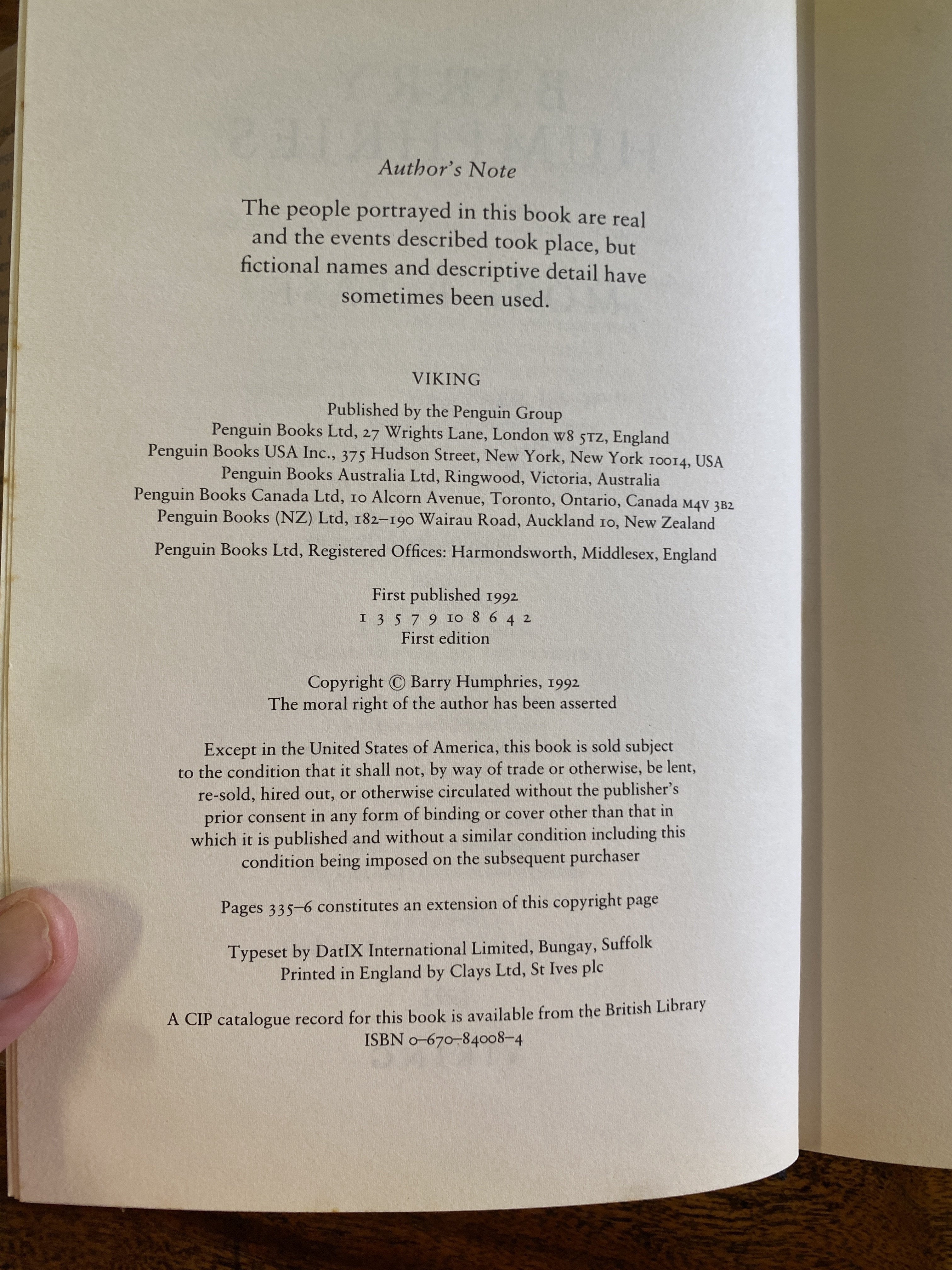 More Please: An Autobiography - Humphries, Barry