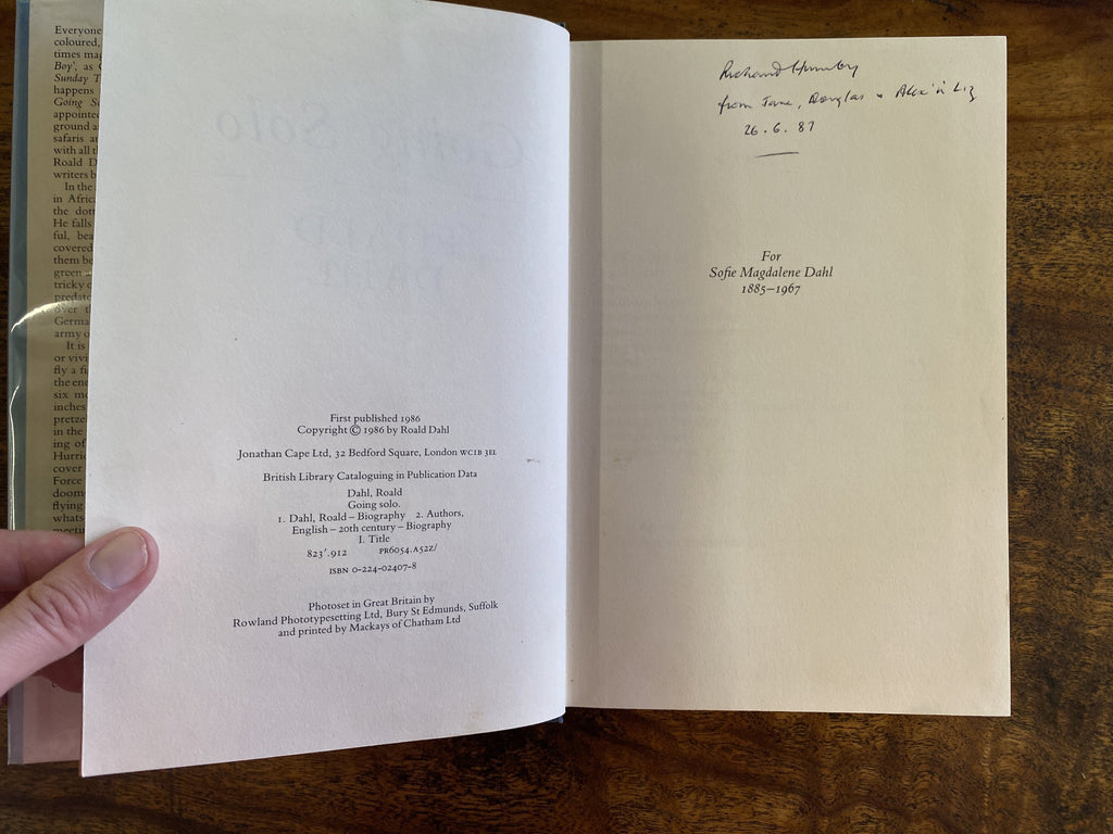 Going Solo - Dahl, Roald