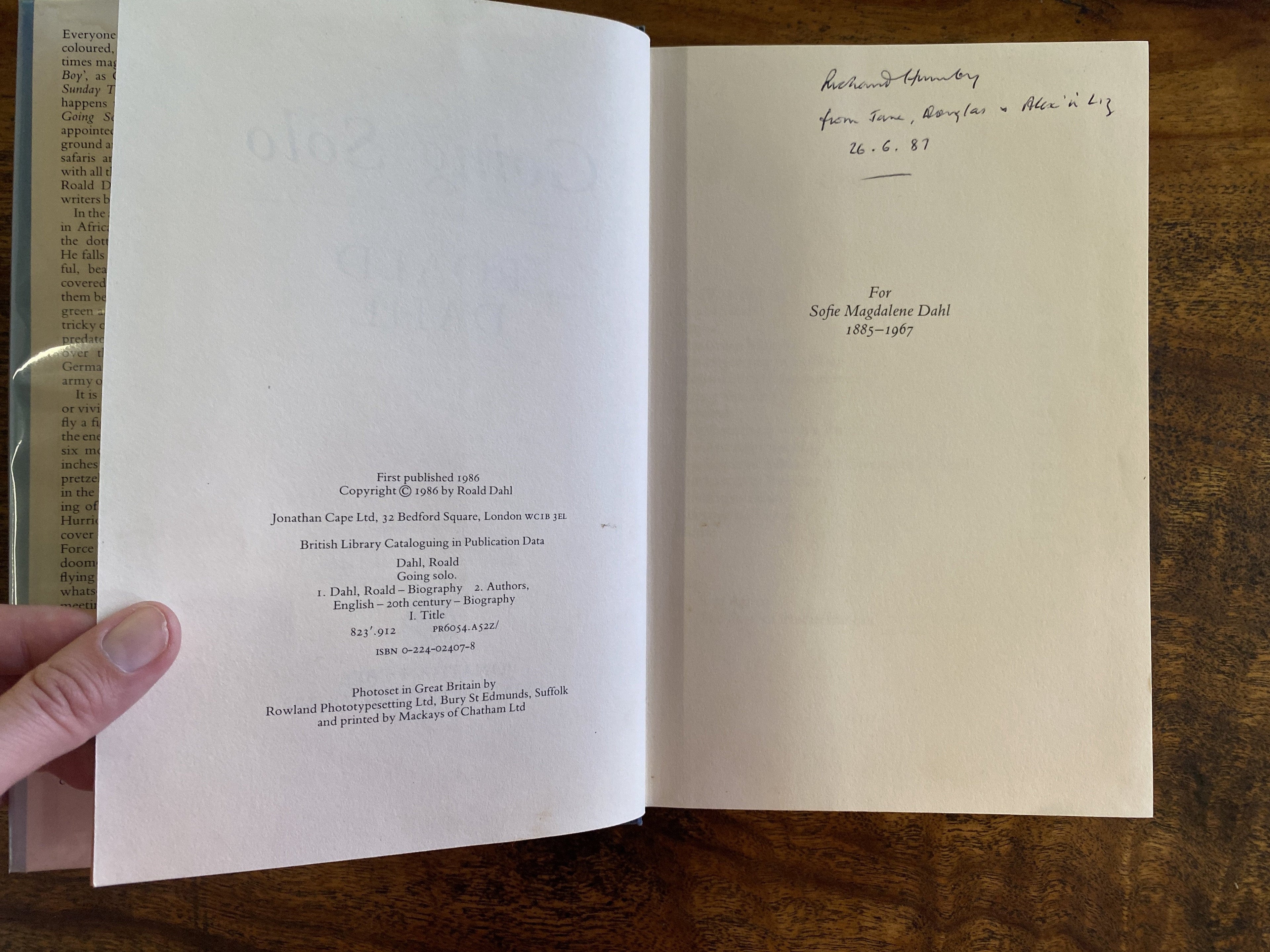 Going Solo - Dahl, Roald