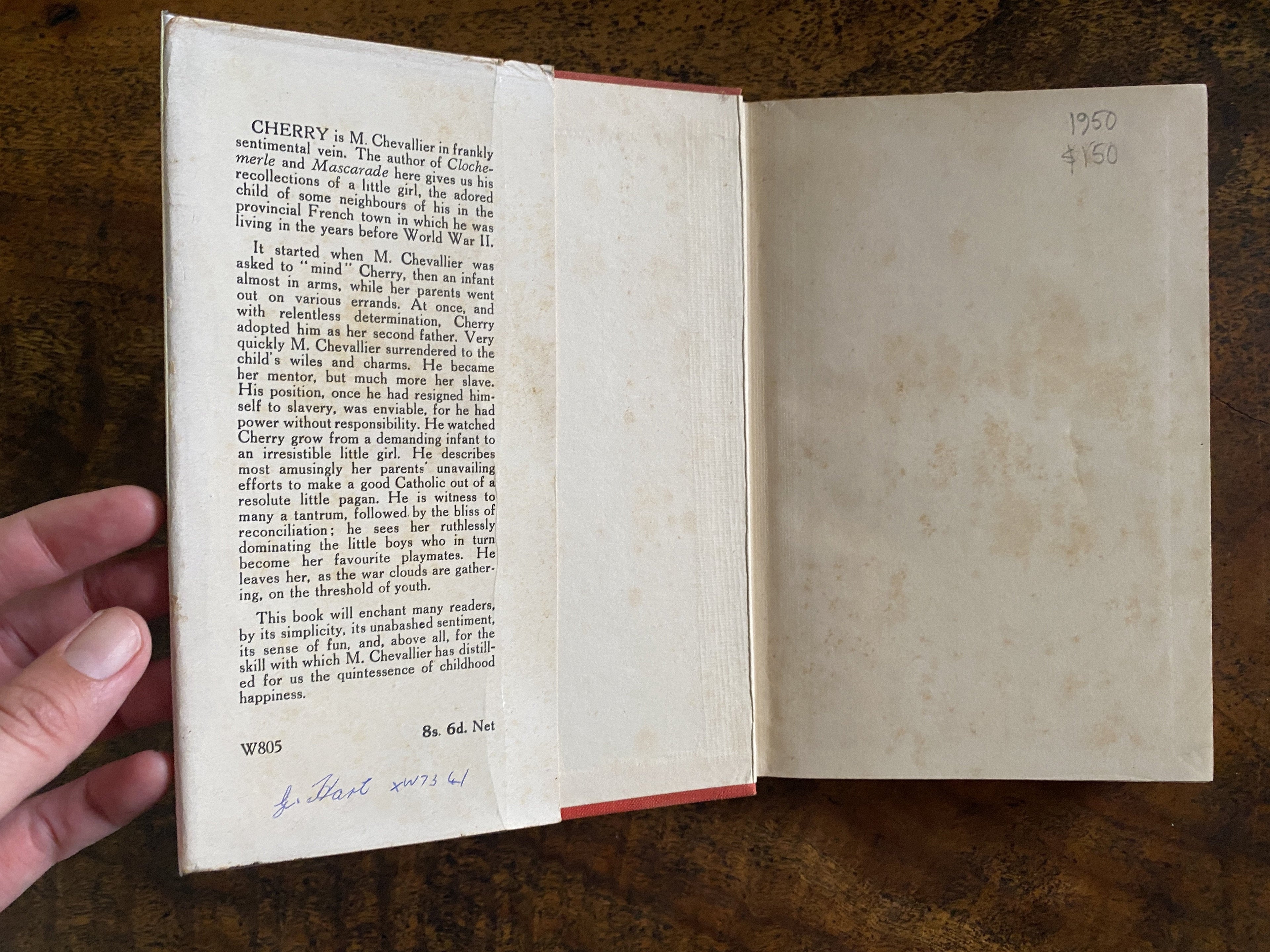 Cherry; The Story Of My Little Friend - Chevalier, Gabriel