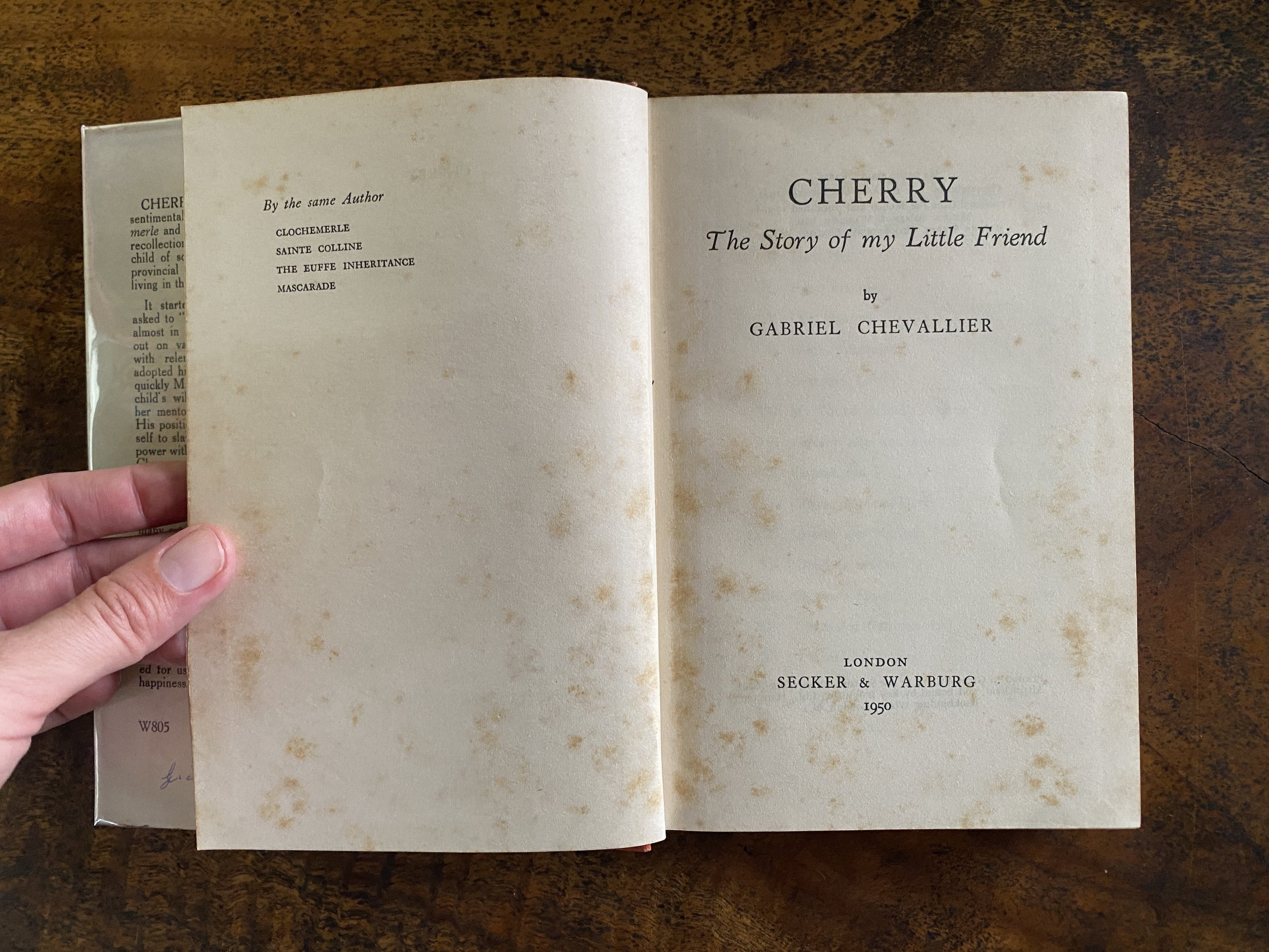 Cherry; The Story Of My Little Friend - Chevalier, Gabriel
