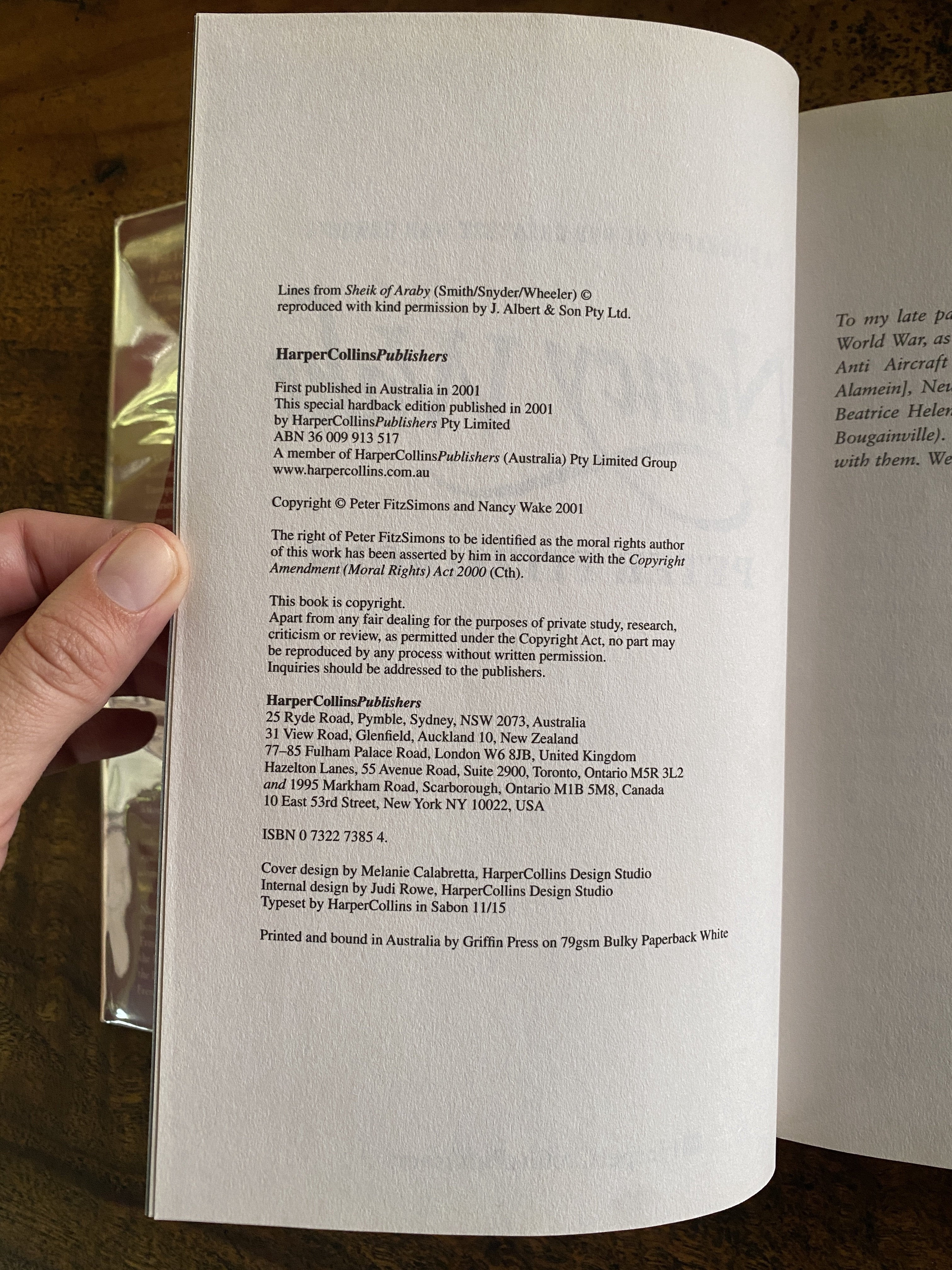 Nancy Wake; A Biography Of Our Greatest War Heroine - Fitzsimons, Peter