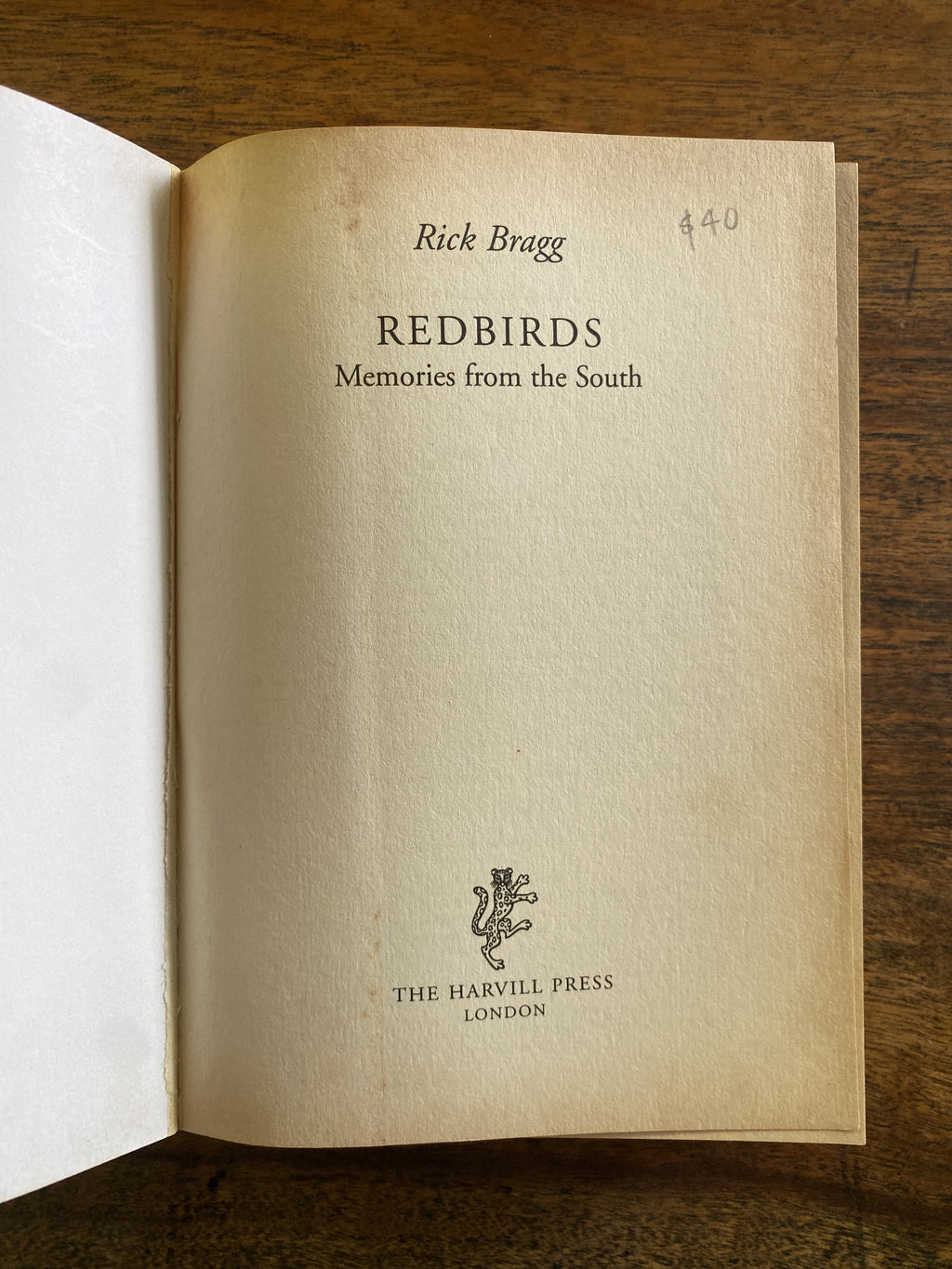 Redbirds; Memories from The South — Bragg, Rick