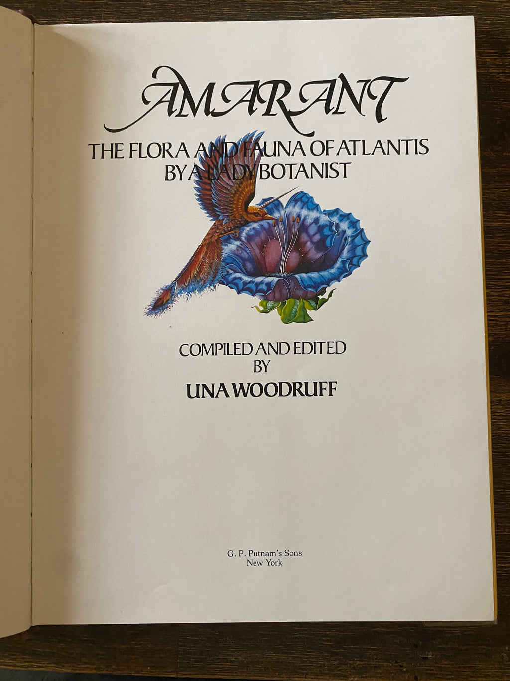 Amarant; The Flora and Fauna of Atlantis By A Lady Botanist — Woodruff, Una