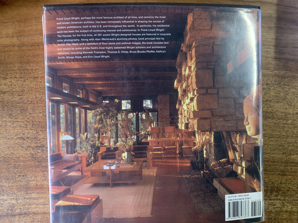 Frank Lloyd Wright; The Houses - Hess, Alan
