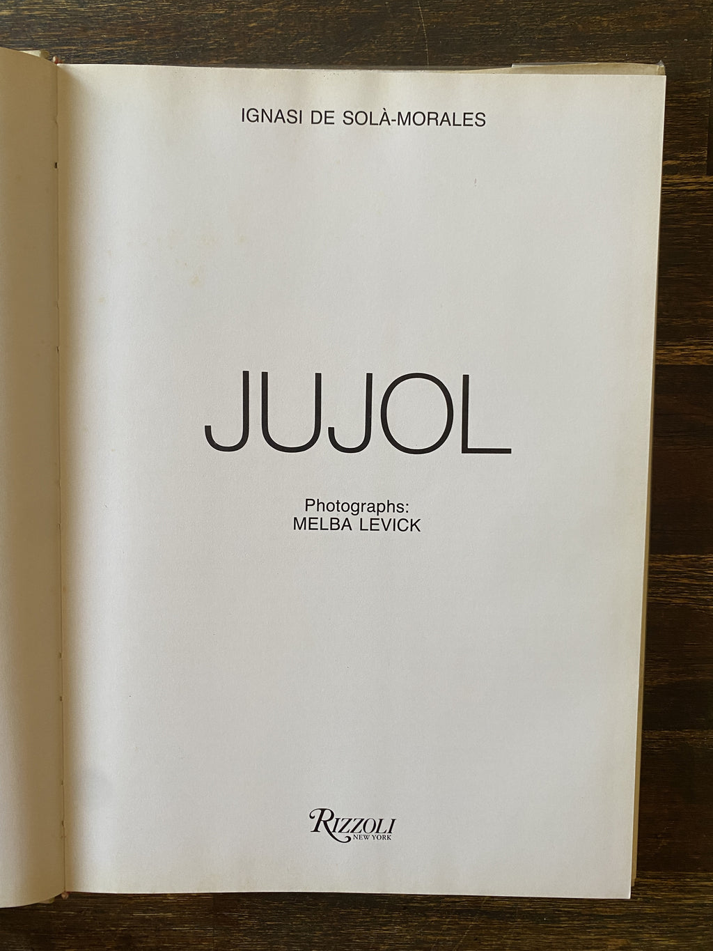 Jujol - De Sola-Morales, Ignasi