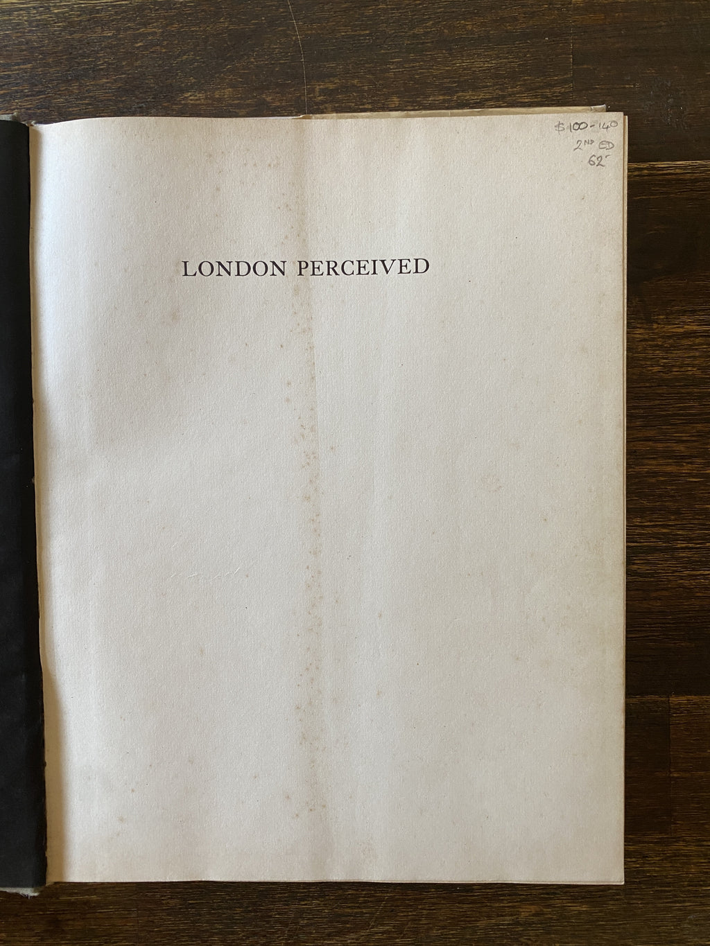 London Percieved - Pritchett, V. S. & Hofer, Evelyn