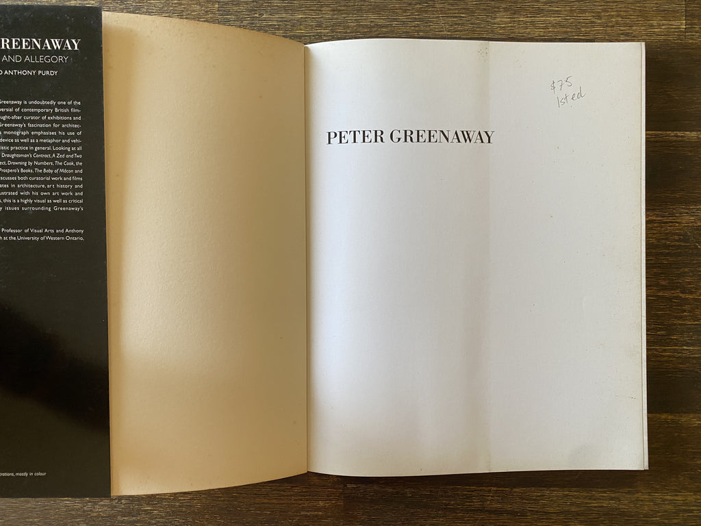 Architecture and Allegory - Greenaway, Peter