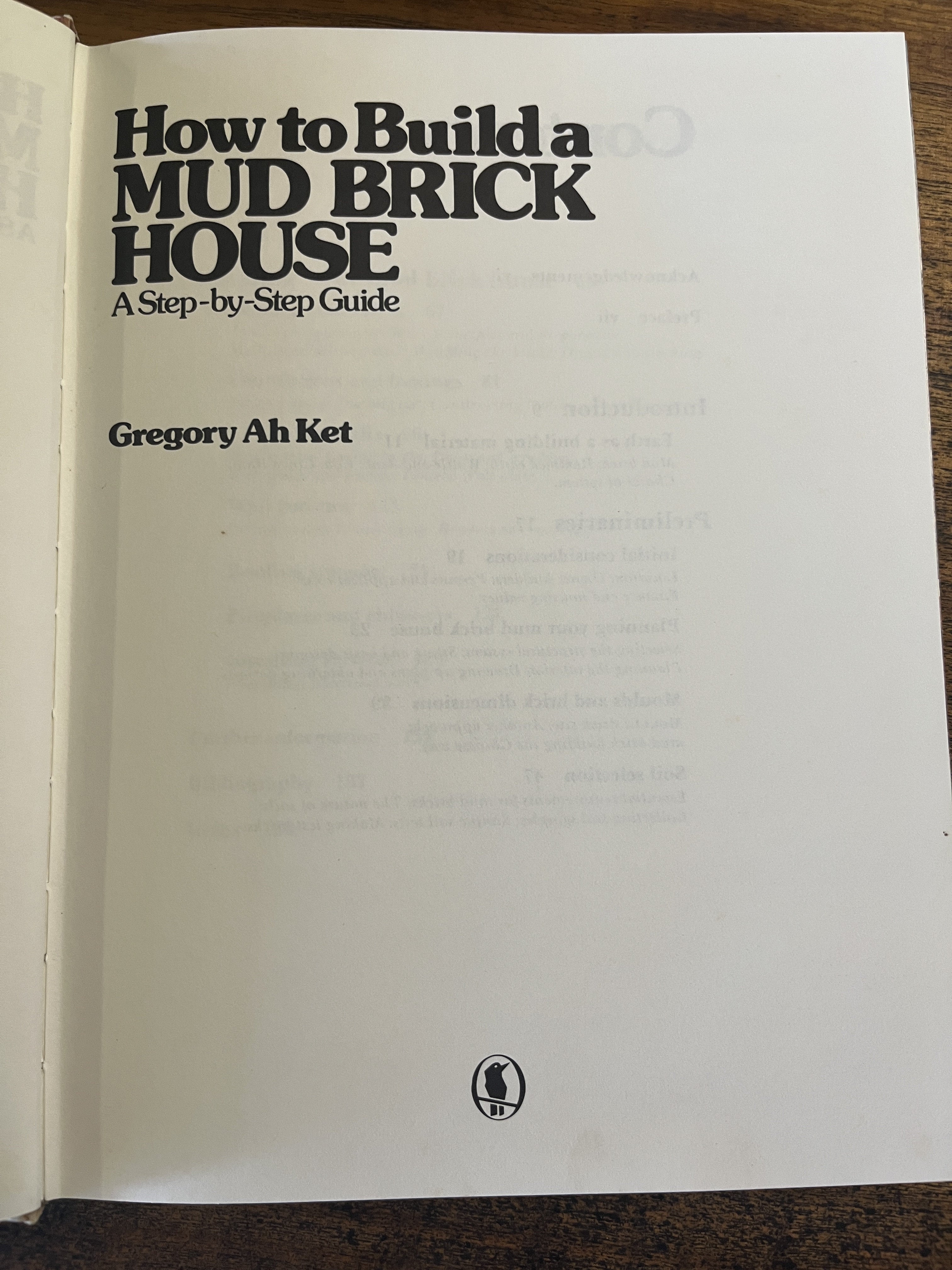 How To Build A Mud Brick House - Ah Ket, Gregory