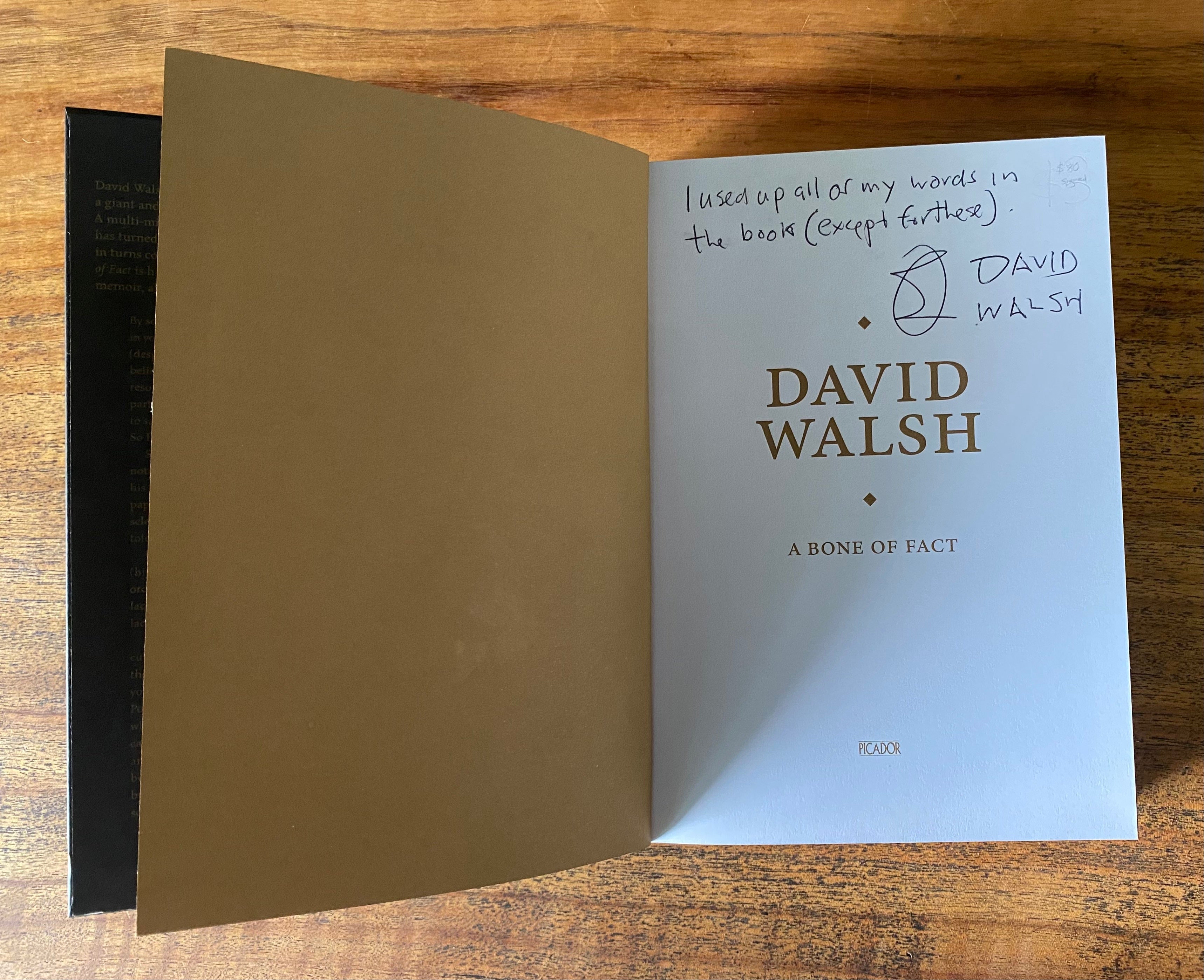 A bone of fact — Walsh, David