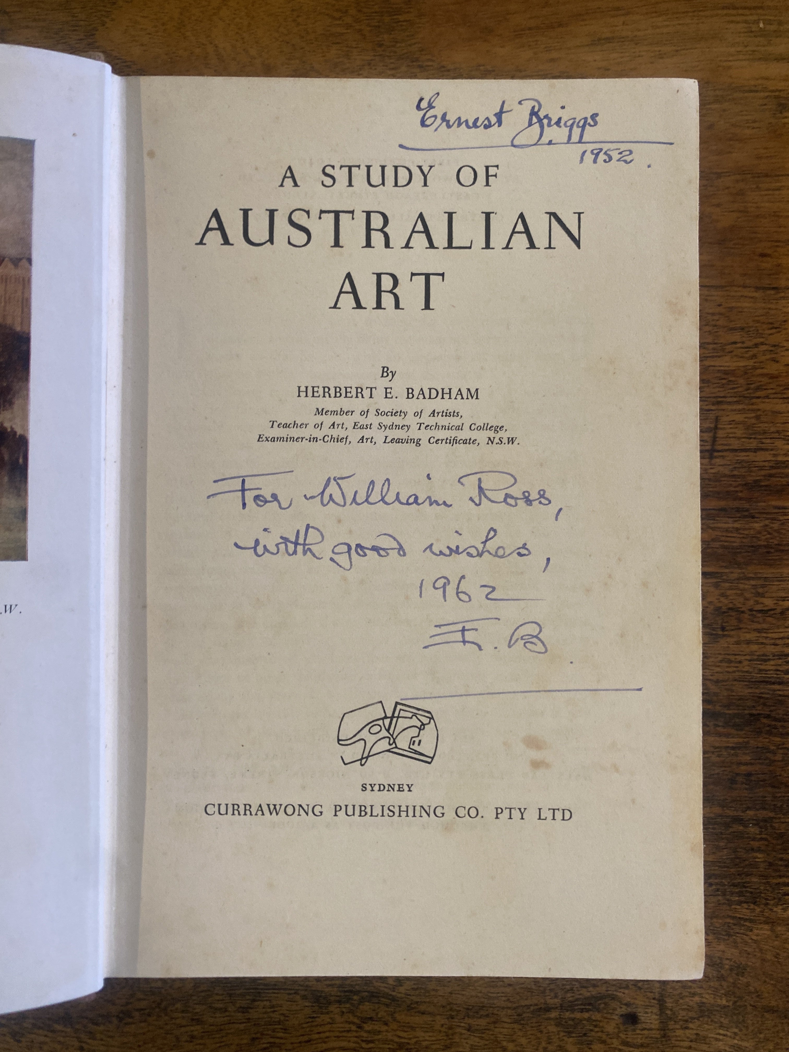 A Study In Australian Art - Badham, Herbert
