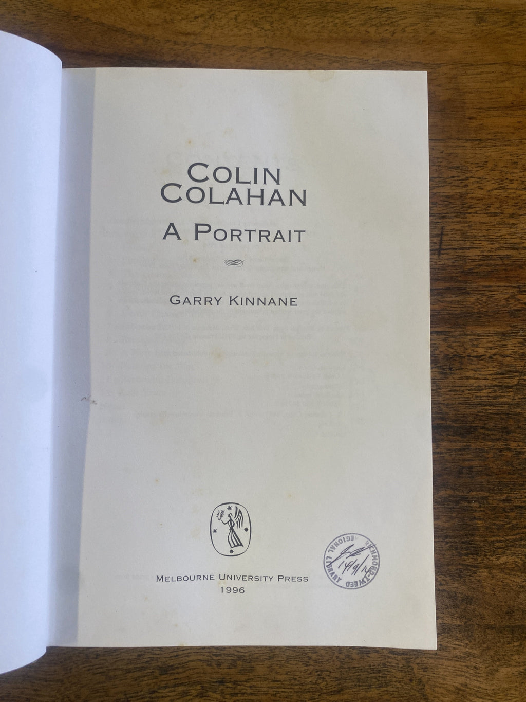 Colin Colahan; A Portrait - Kinnane, Garry