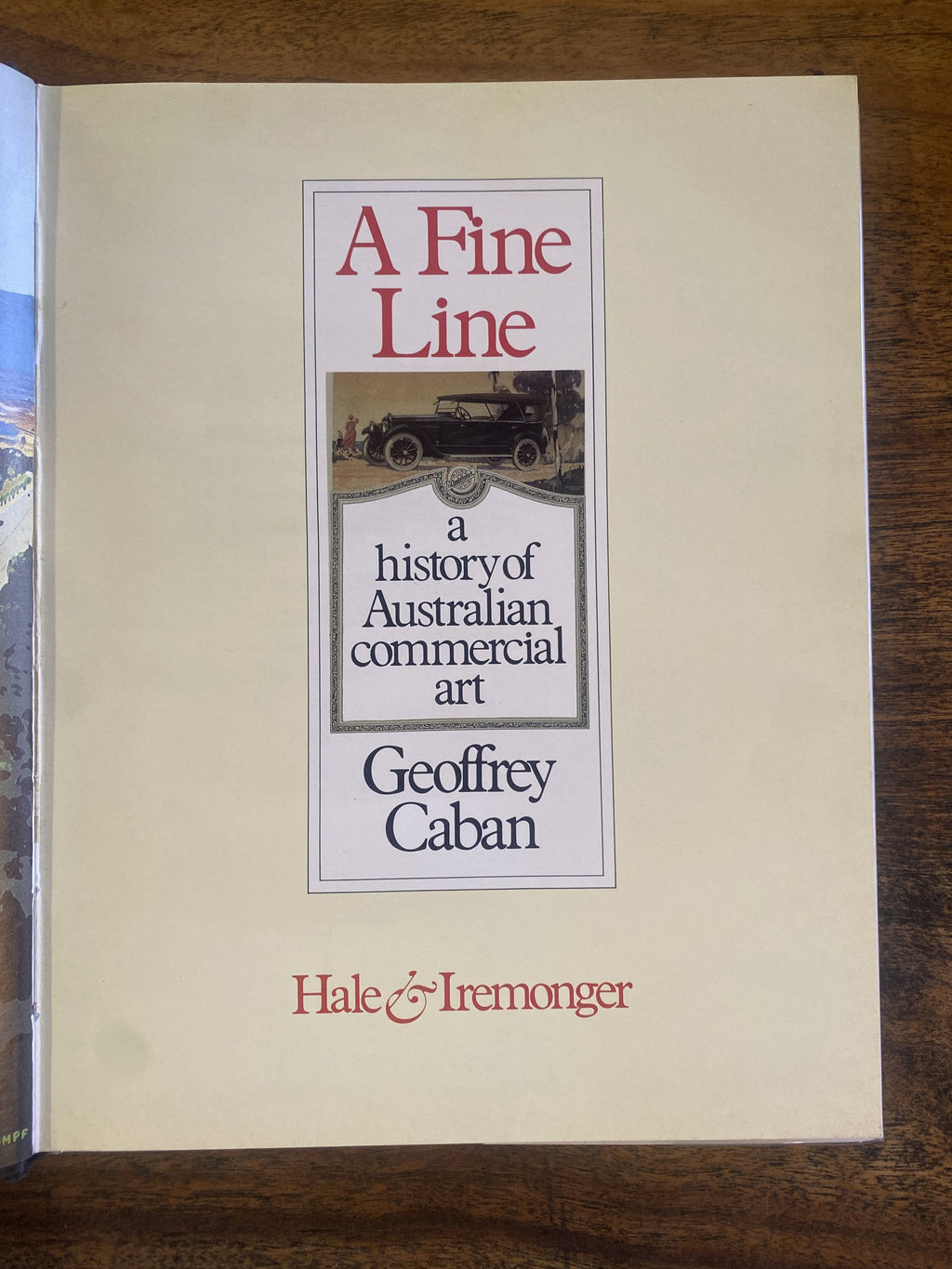 A Fine Line; a history of Australian commercial art - Caban, Geoffrey