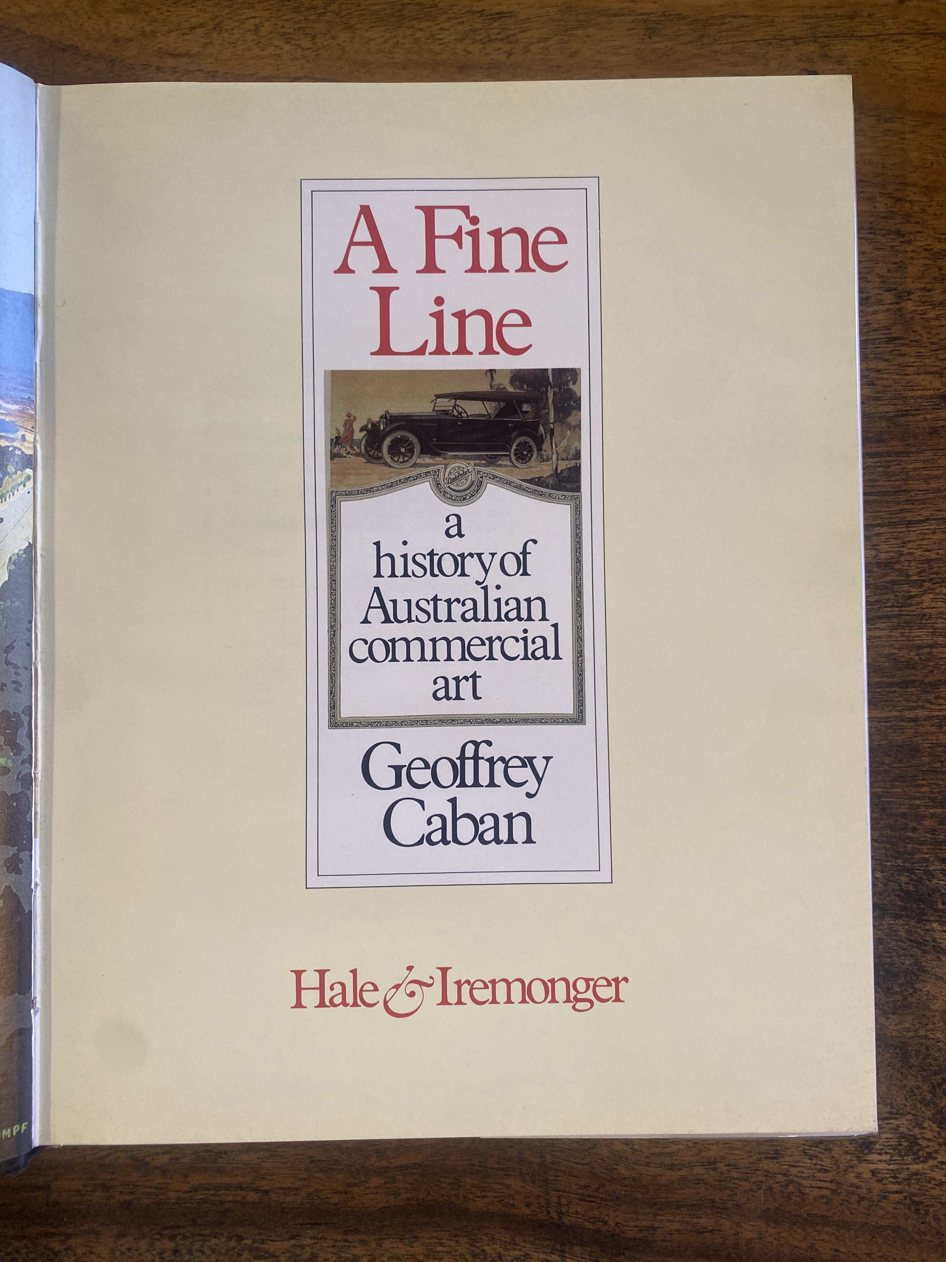 A Fine Line; a history of Australian commercial art - Caban, Geoffrey