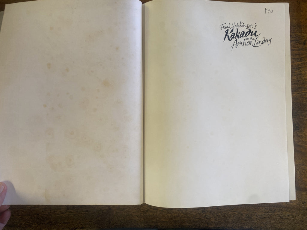 Frank Hodgkinson's Kakadu and the Arnhem Landers - Hogdgkinson, Frank