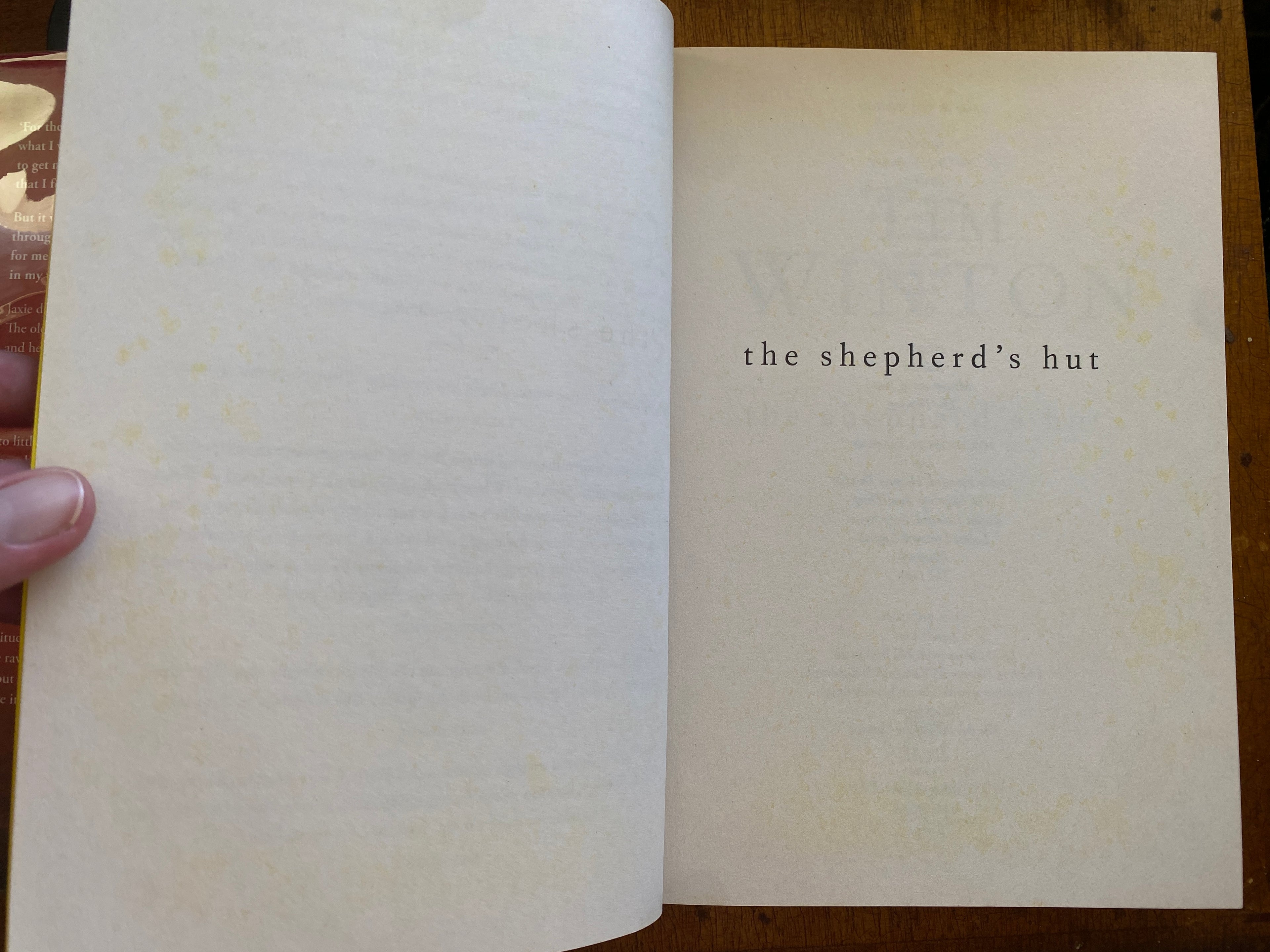 The Shepard's Hut — Winton, Tim