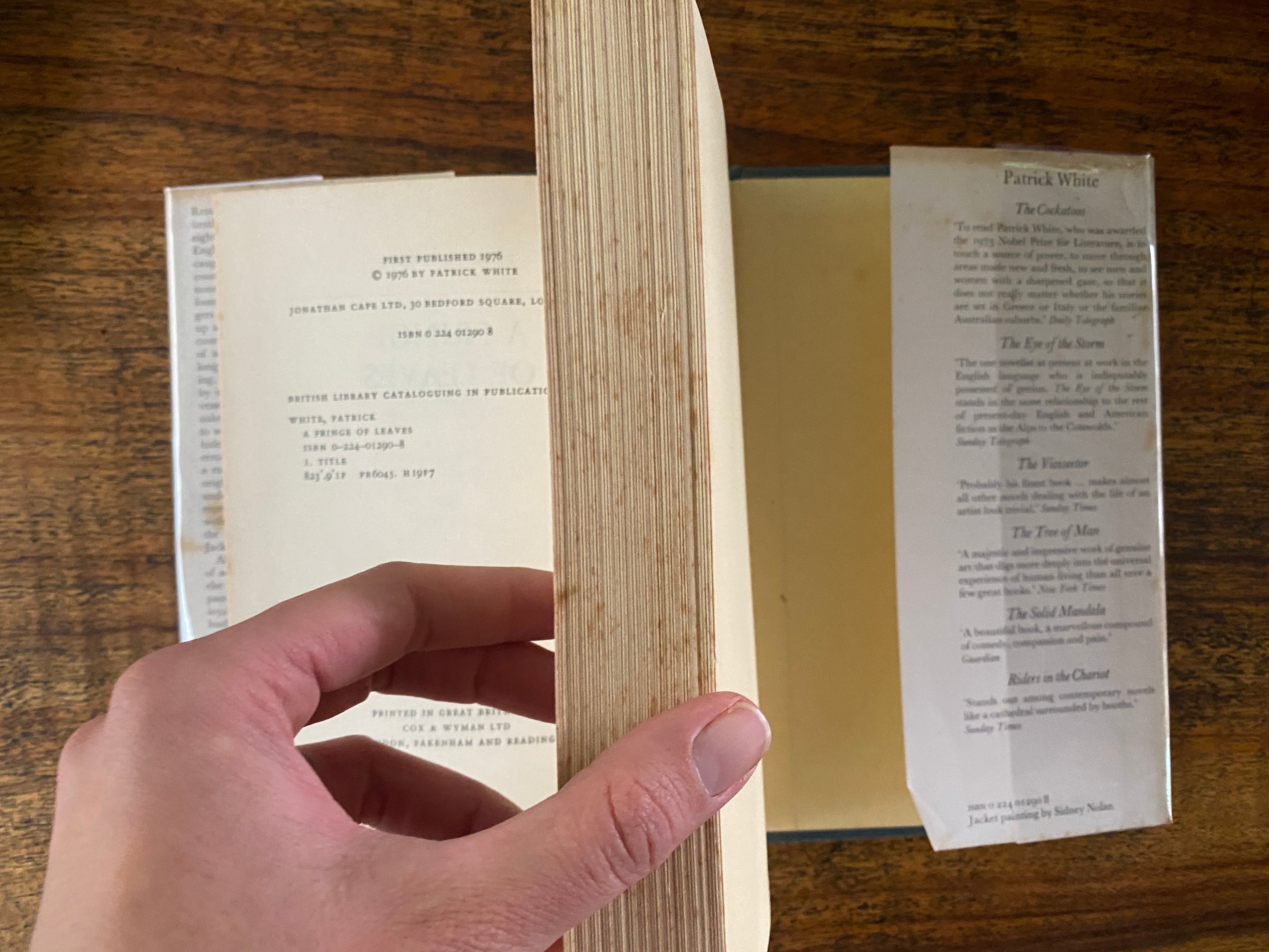A Fringe of Leaves — White, Patrick