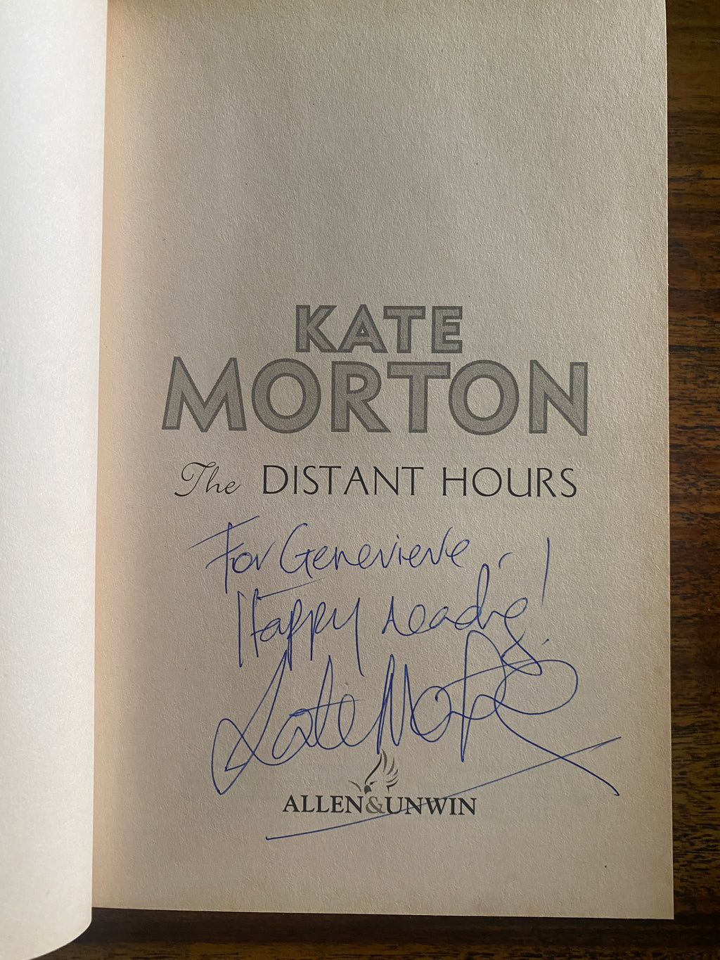 The Distant Hours — Morton, Kate