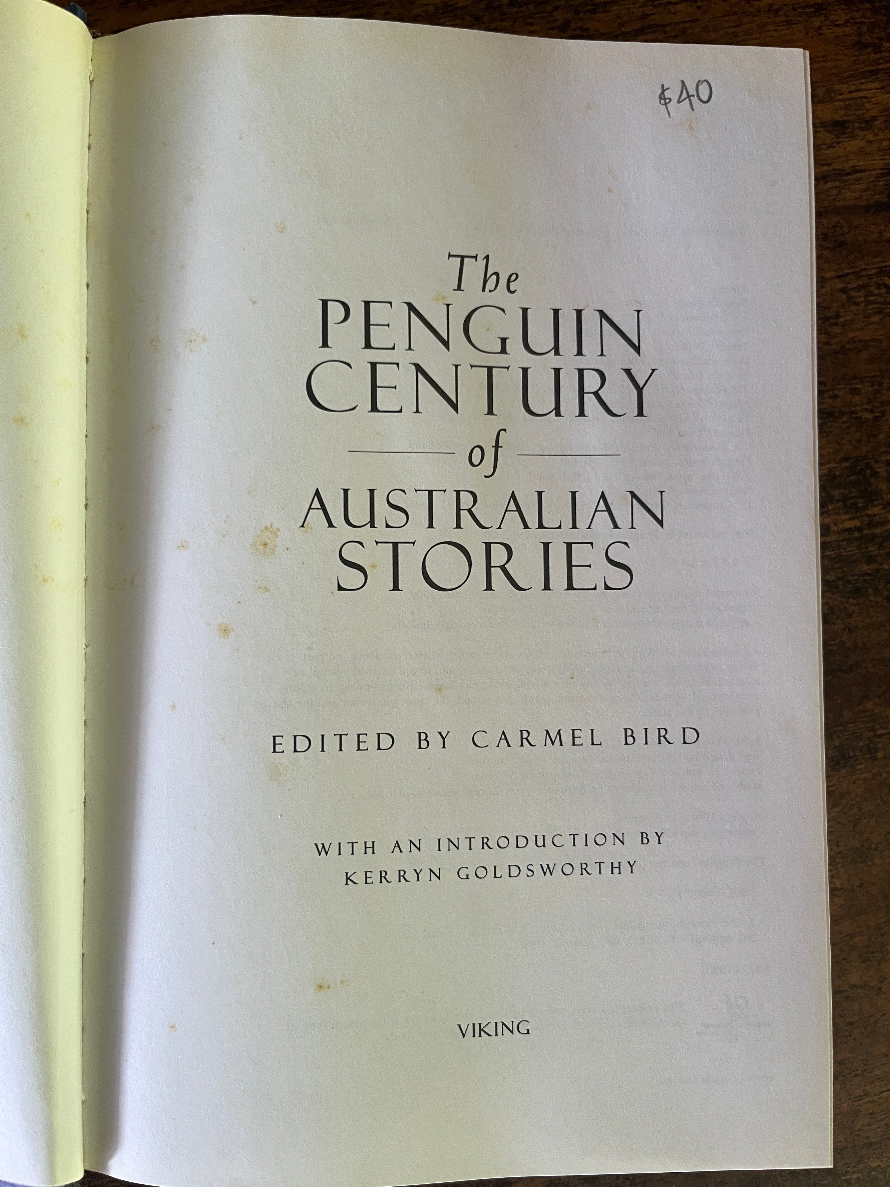 The Penguin Century of Australian Stories — Bird, Carmel (Ed.)