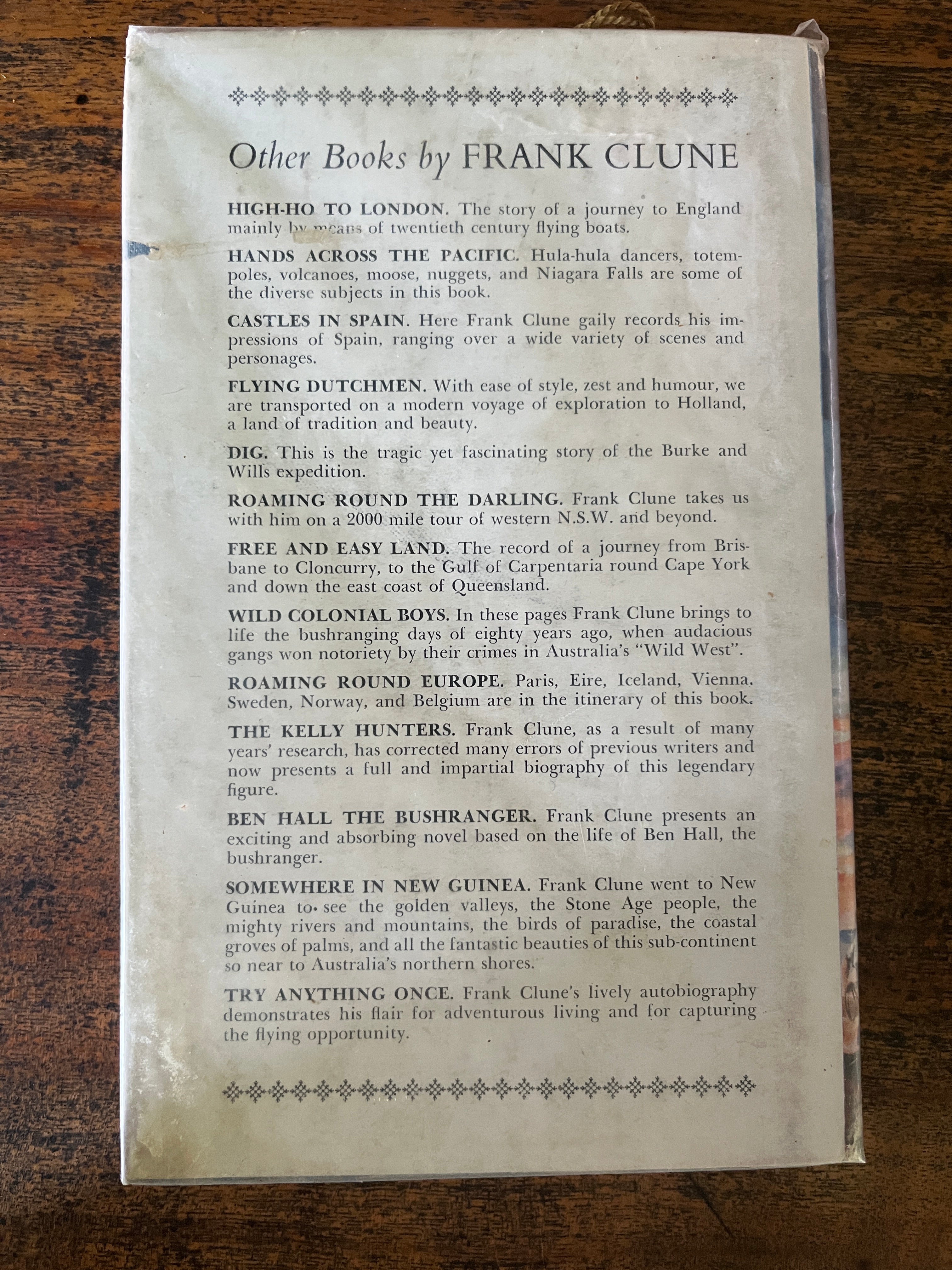 Overland Telegraph — Clune, Frank