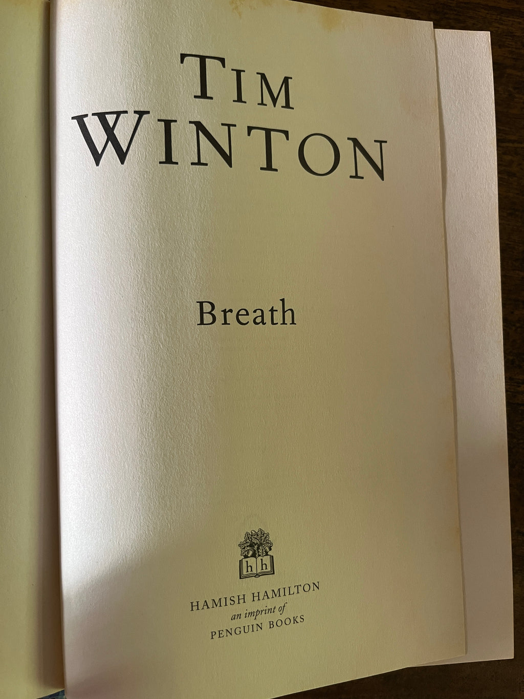 Breath — Winton, Tim