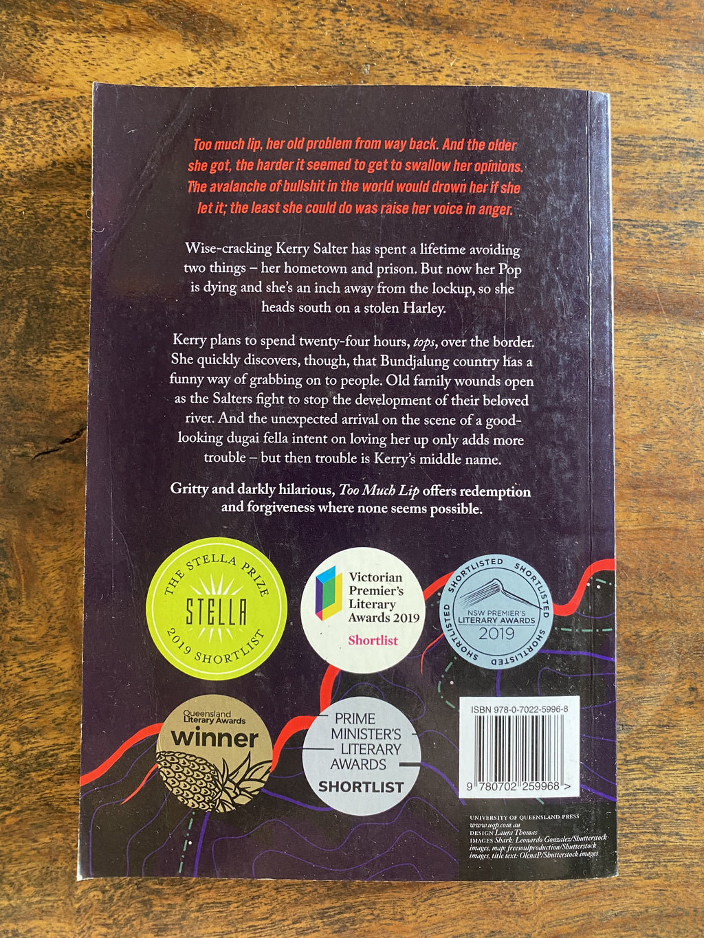 Too Much Lip — Lucashenko, Melissa (Signed By the Author)
