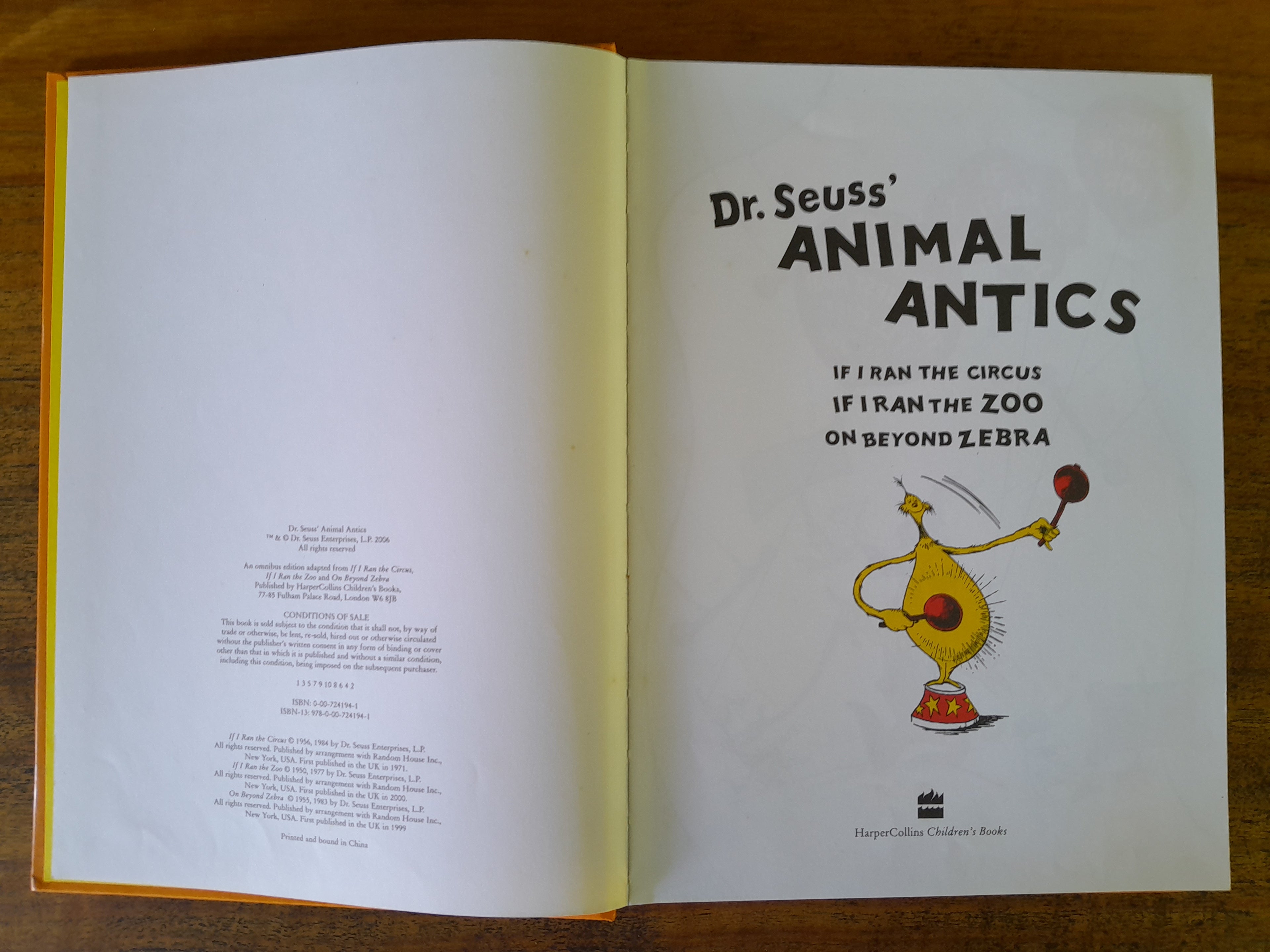 Dr Suess' Animal Antics - Dr. Suess