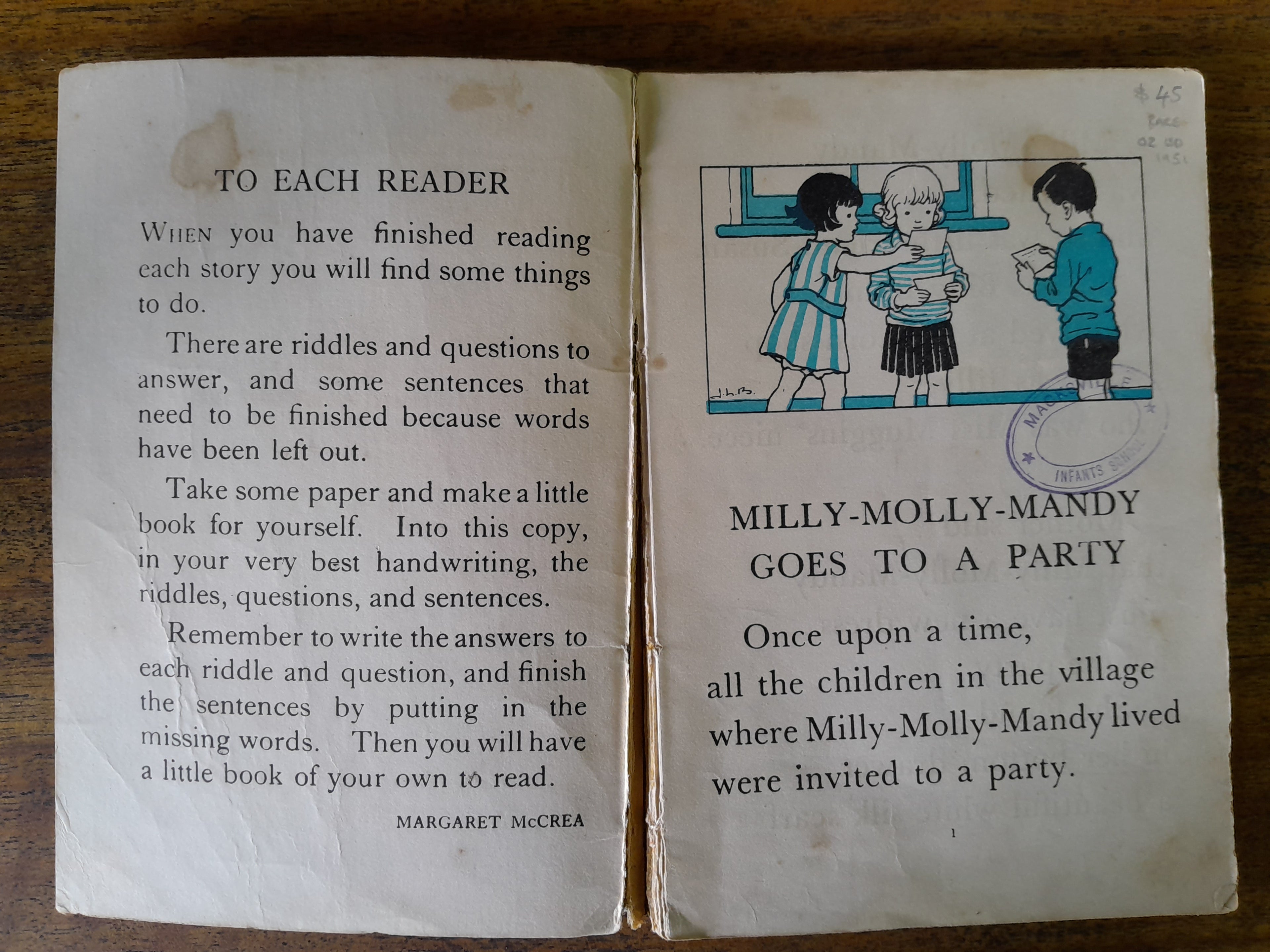 Milly-Molly-Mandy Infant Reader - McCrea, Margaret