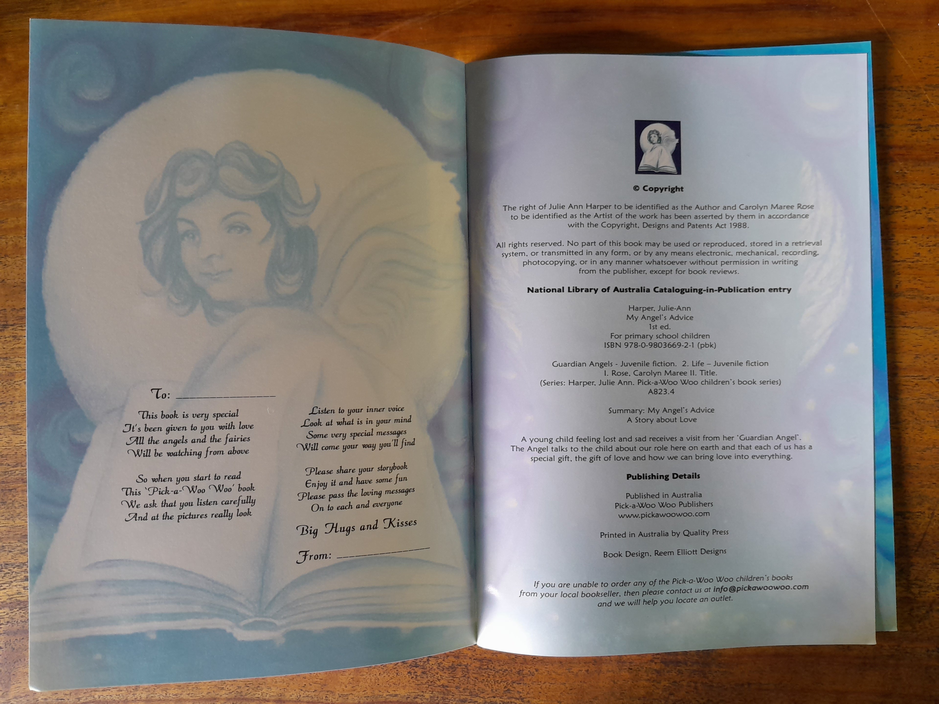 My Angel's Advice - Harper, Julie Ann