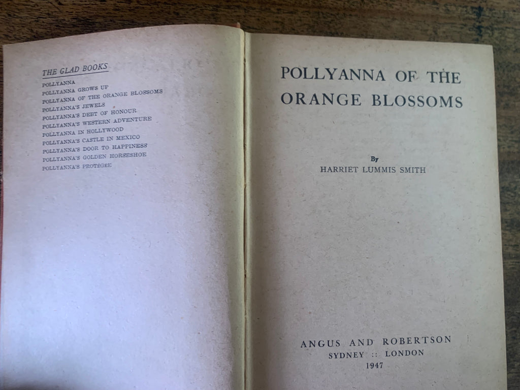 Pollyanna of the Orange Blossoms - Smith, Harriet Lumis