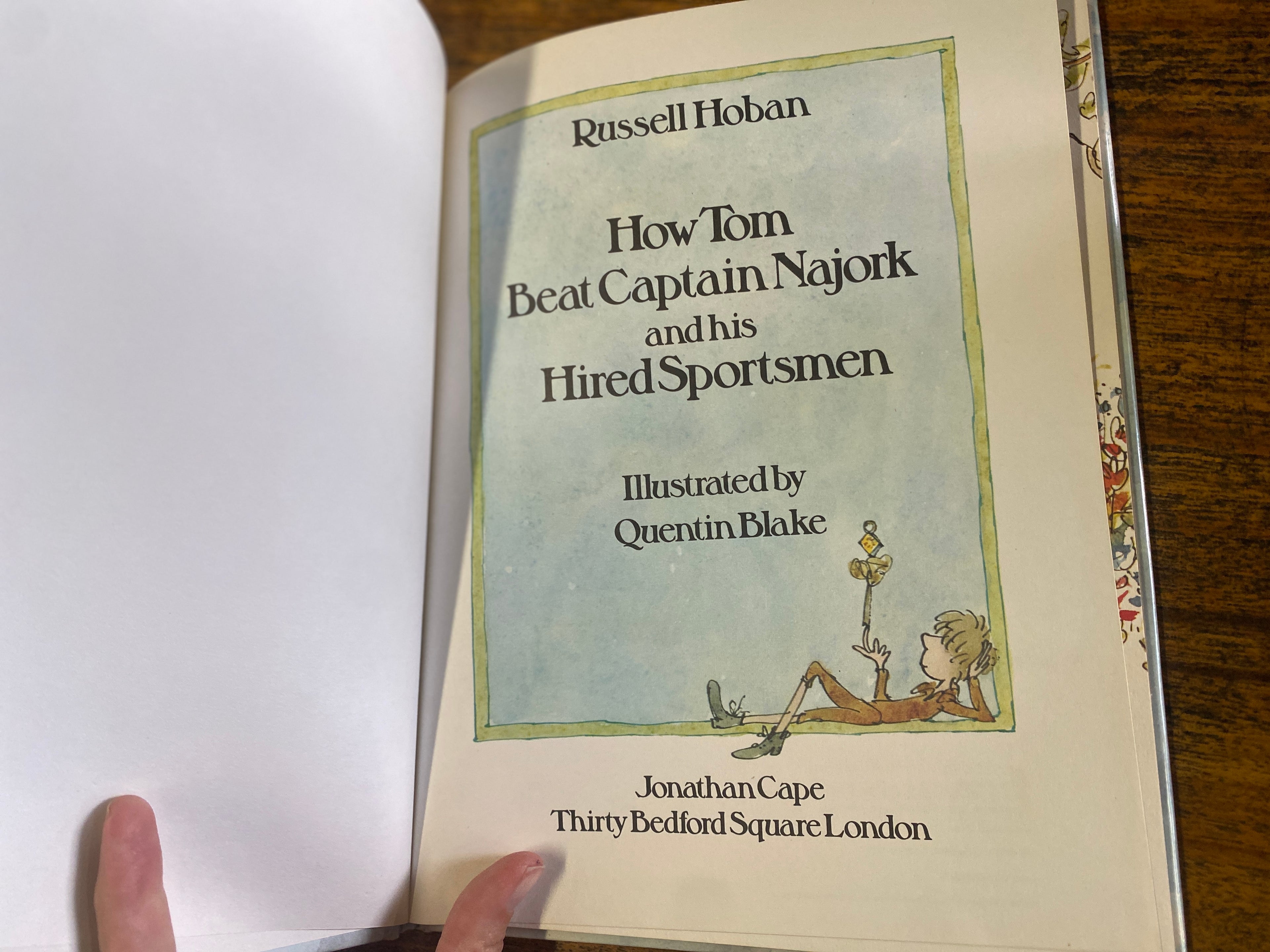 How Tom Beat Captain Najork and his Hired Sportsmen - Hoban, Russell