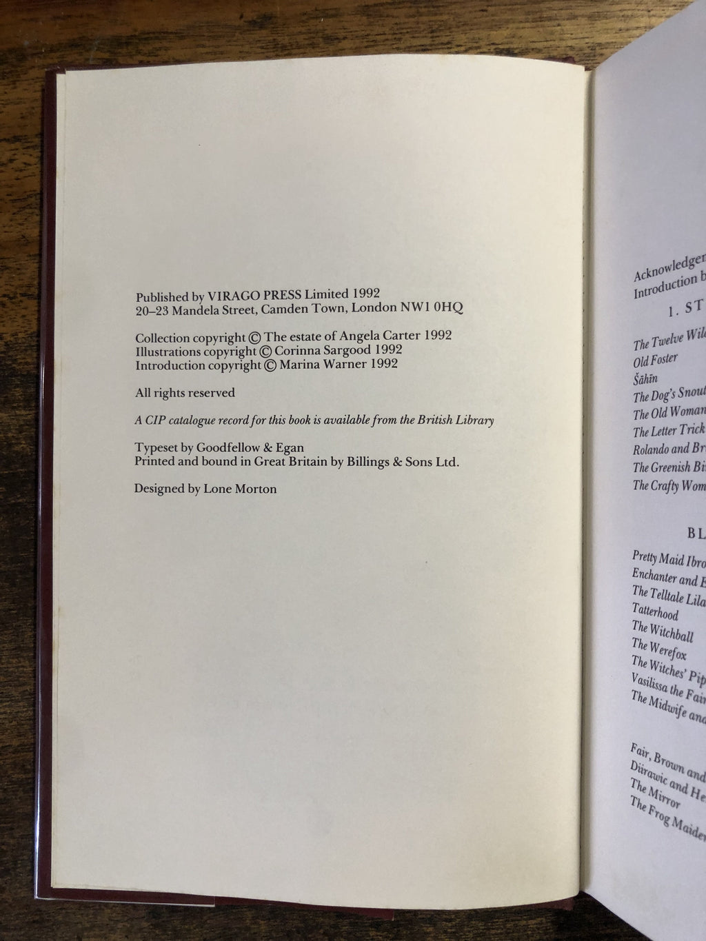 The Second Virago Book of Fairy Tales — Angela Carter - editor