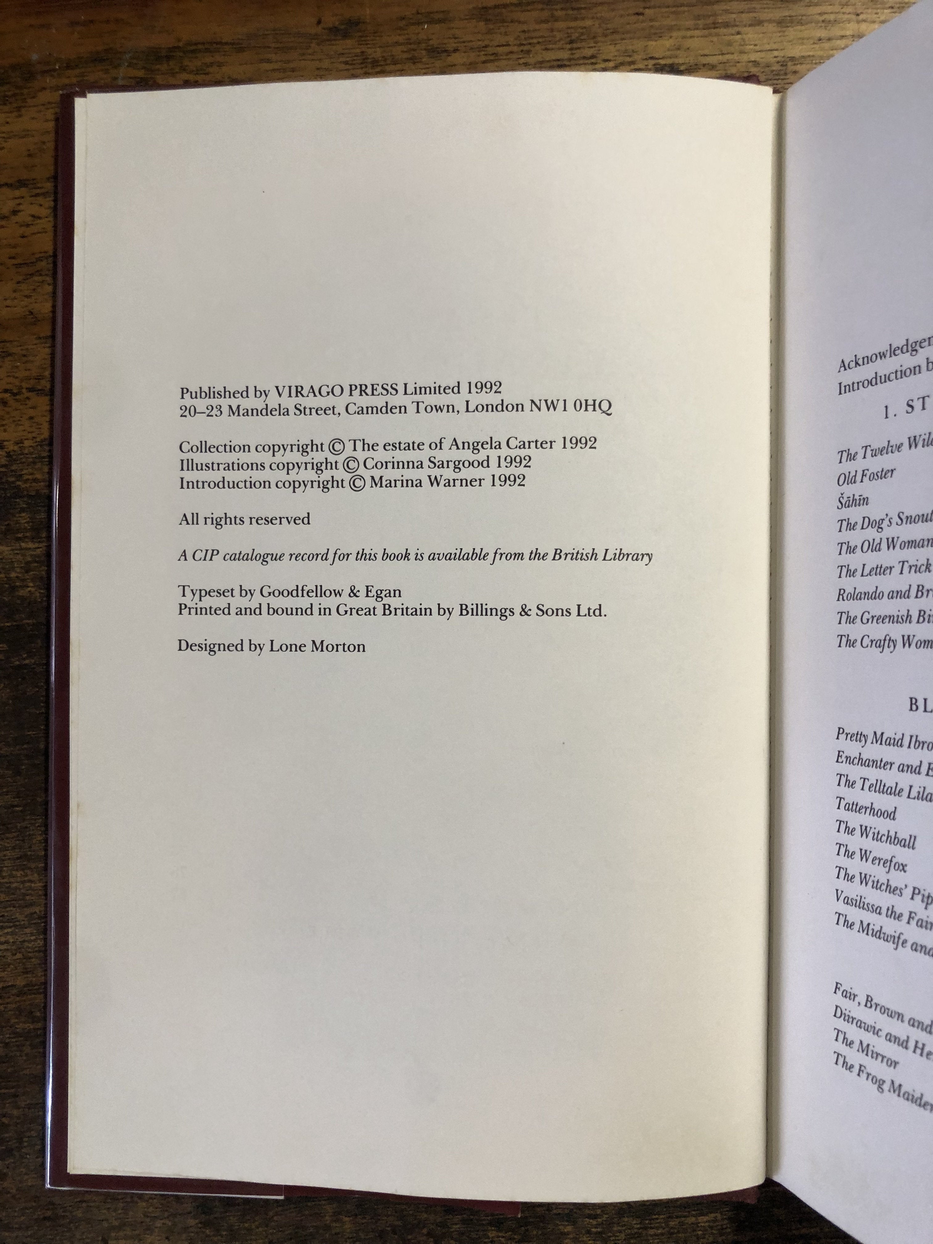The Second Virago Book of Fairy Tales — Angela Carter - editor